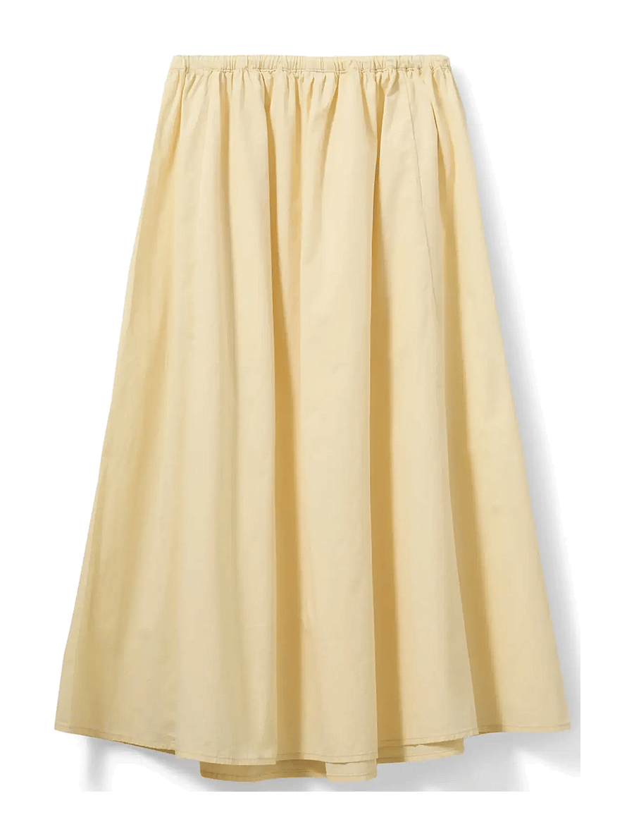 Sofie Schnoor - JUNEAUSW MIDI SKIRT - midi nederdele - light yellow - 2