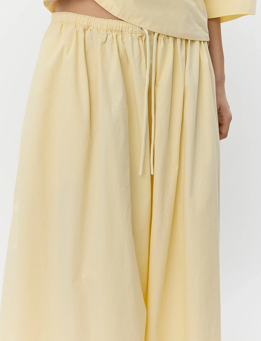 Sofie Schnoor - JUNEAUSW MIDI SKIRT - midi nederdele - light yellow - 5