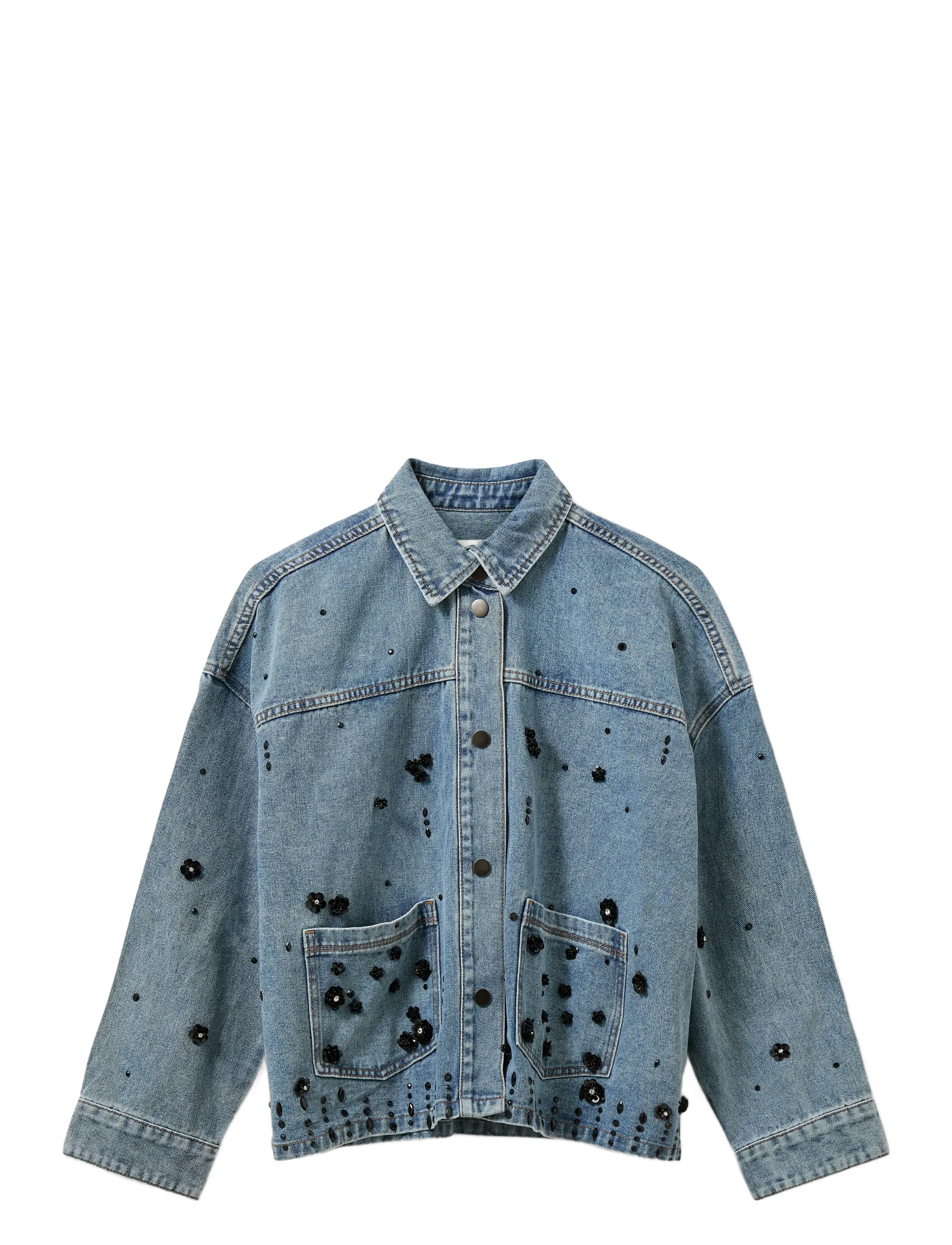 Sofie Schnoor AMAYASW BOXY DENIM JACKET - Jackor & Kappor - DENIM BLUE / blue