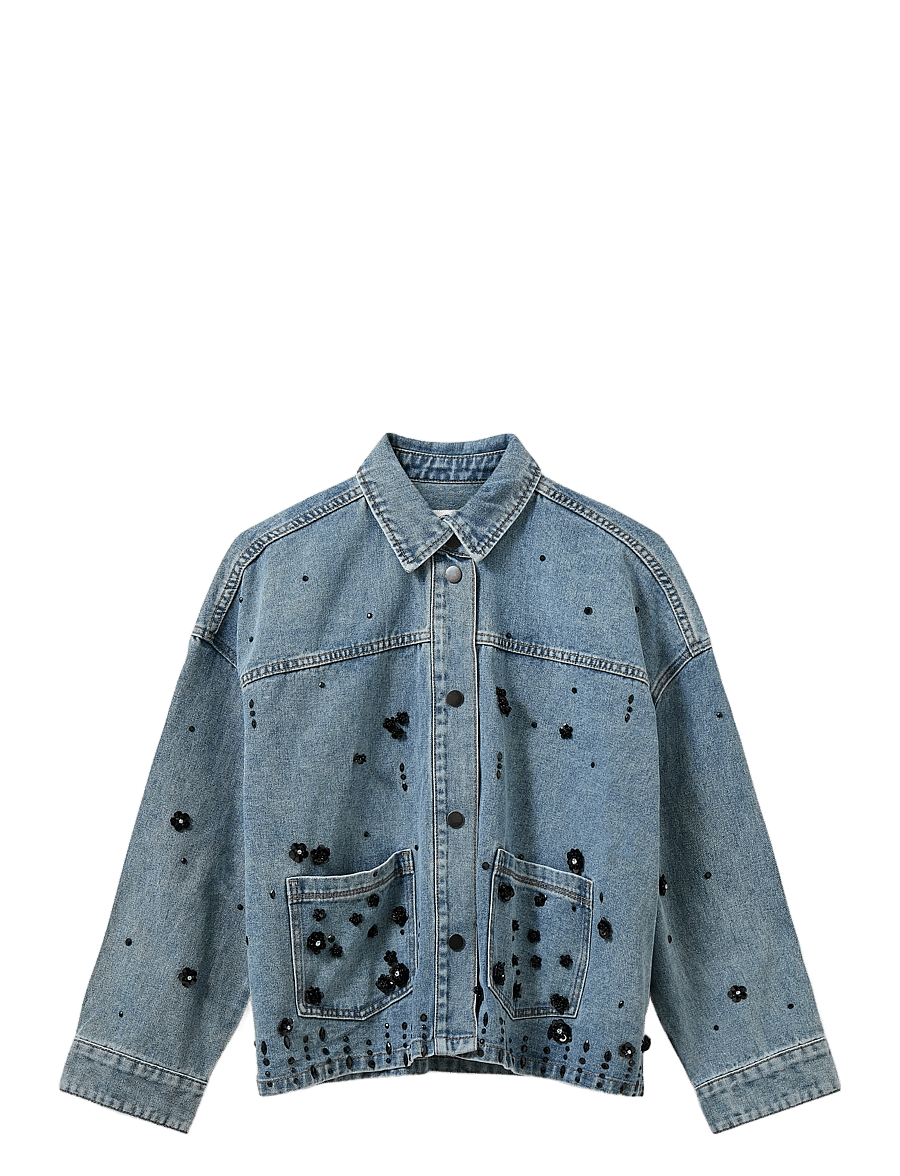 Sofie Schnoor - AMAYASW BOXY DENIM JACKET - kurtki dżinsowe - denim blue - 1