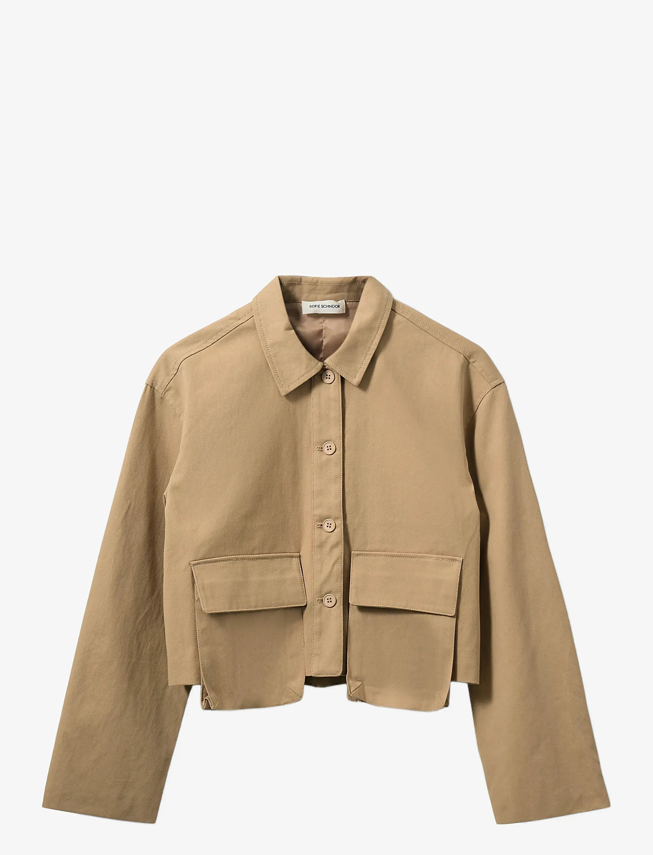 Sofie Schnoor - LARKSW SHORT SHIRT JACKET - utility-jacken - camel - 1