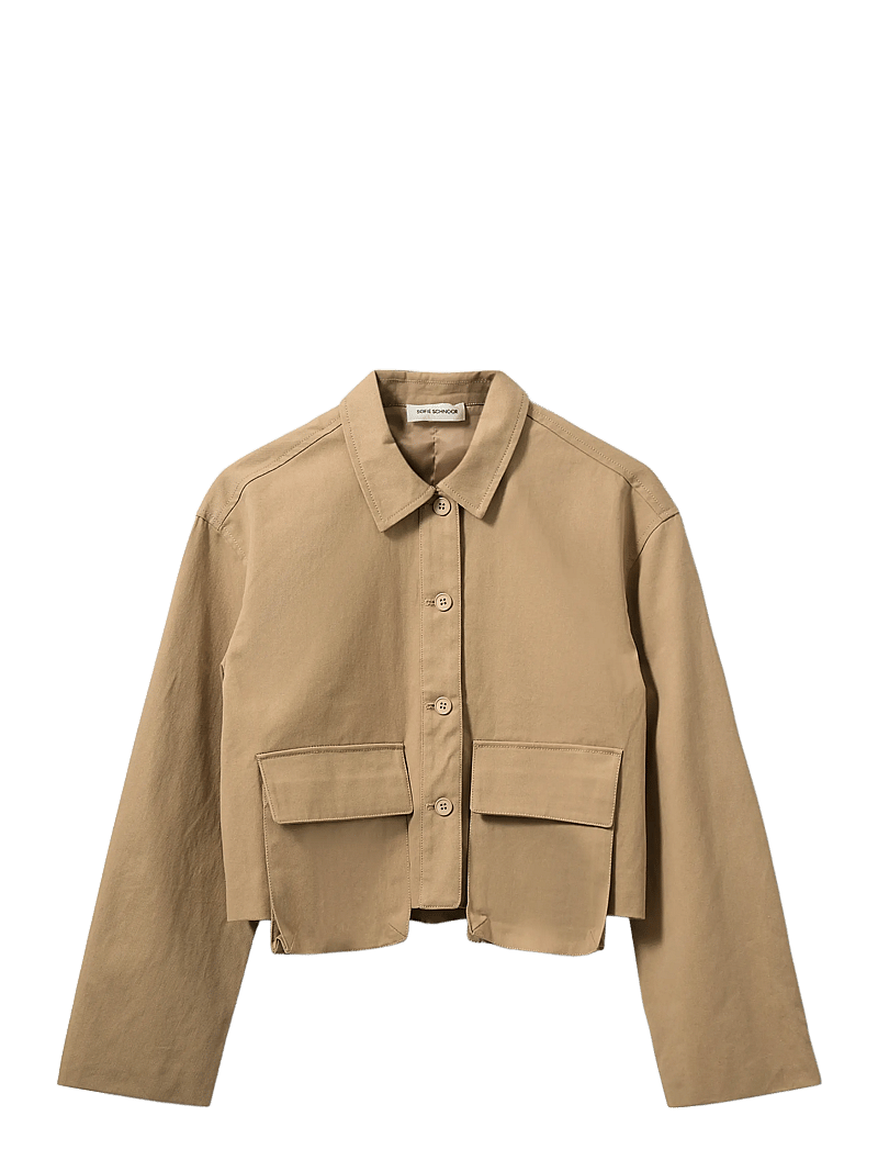 Sofie Schnoor - LARKSW SHORT SHIRT JACKET - utility-jacken - camel - 1
