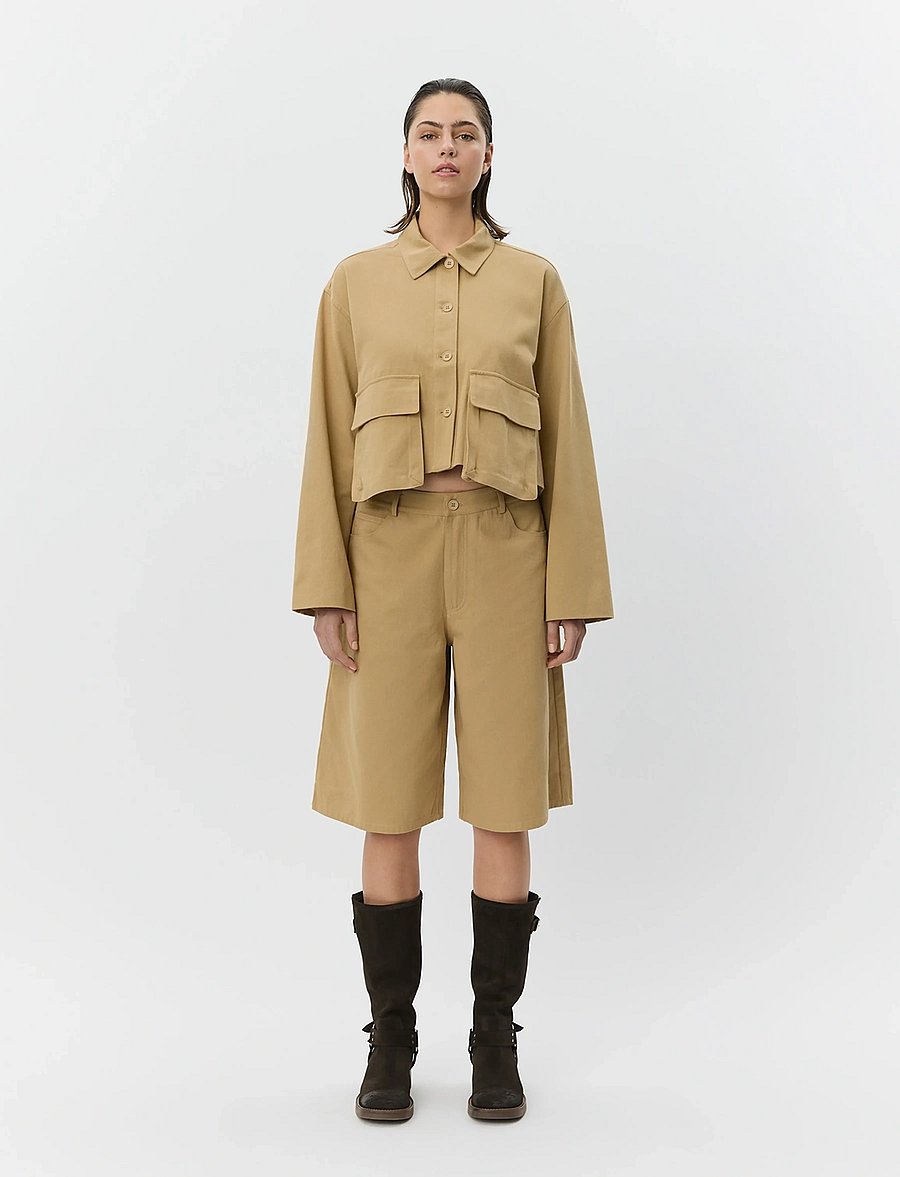 Sofie Schnoor - HARLEYSW BERMUDA SHORTS - bermudashorts - camel - 0
