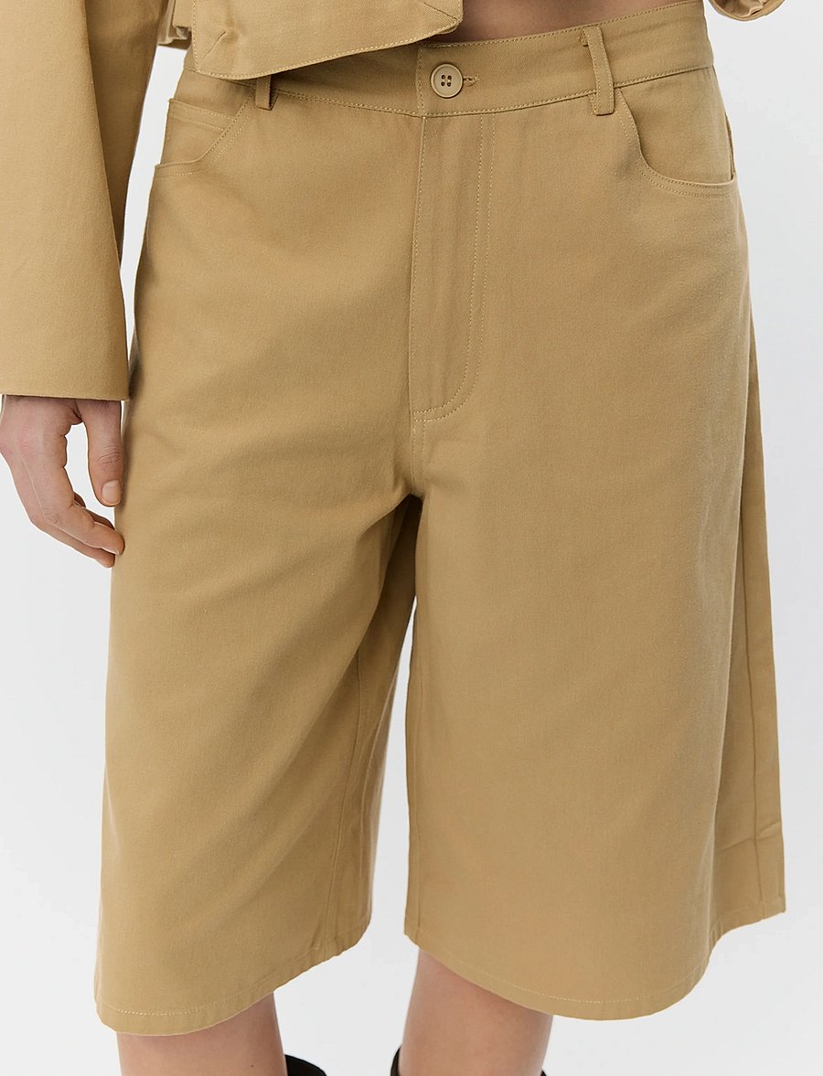 Sofie Schnoor - HARLEYSW BERMUDA SHORTS - bermudashorts - camel - 5
