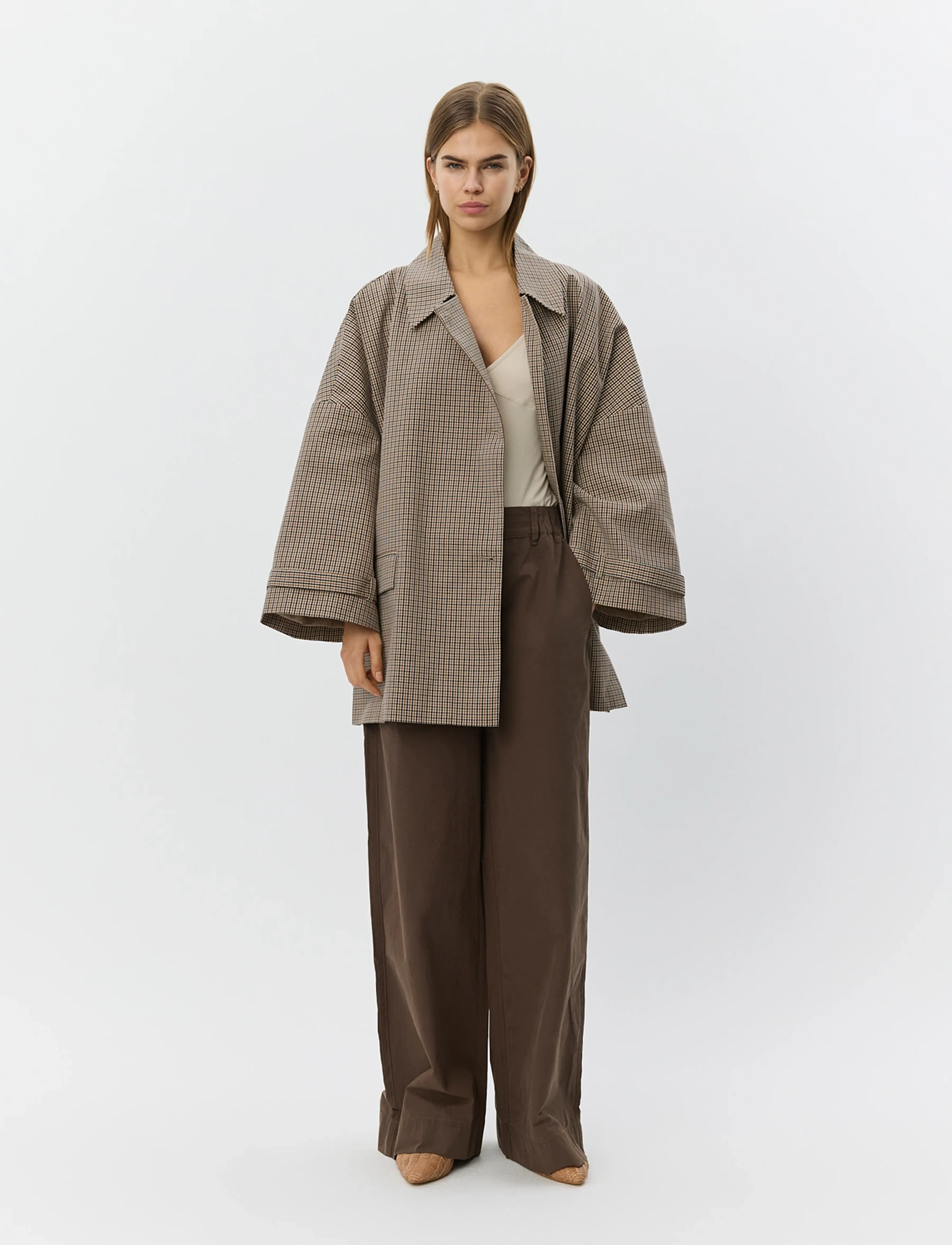 Sofie Schnoor - SELINASW OVERSIZE CHECK JACKET - check - 3