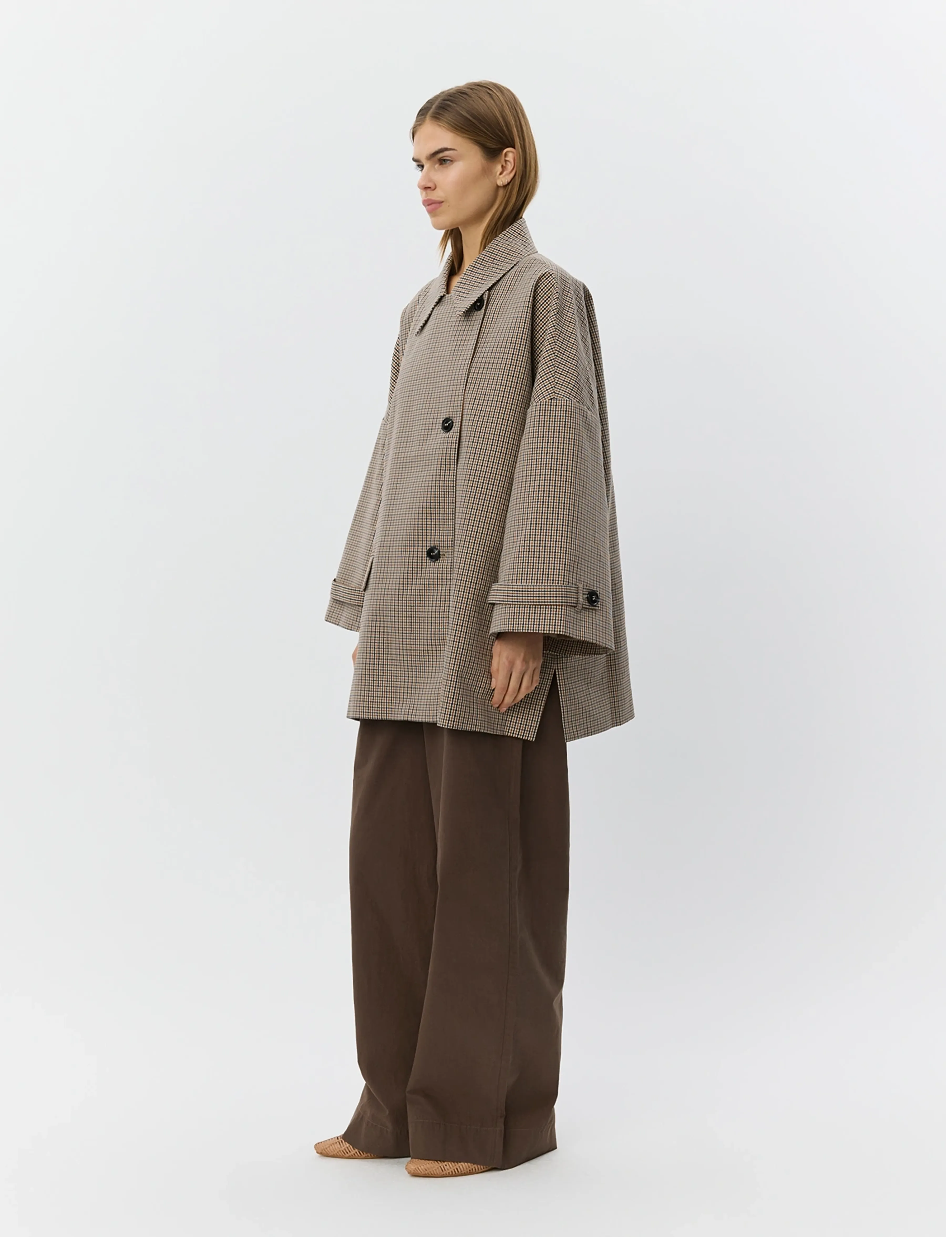 Sofie Schnoor - SELINASW OVERSIZE CHECK JACKET - check - 5