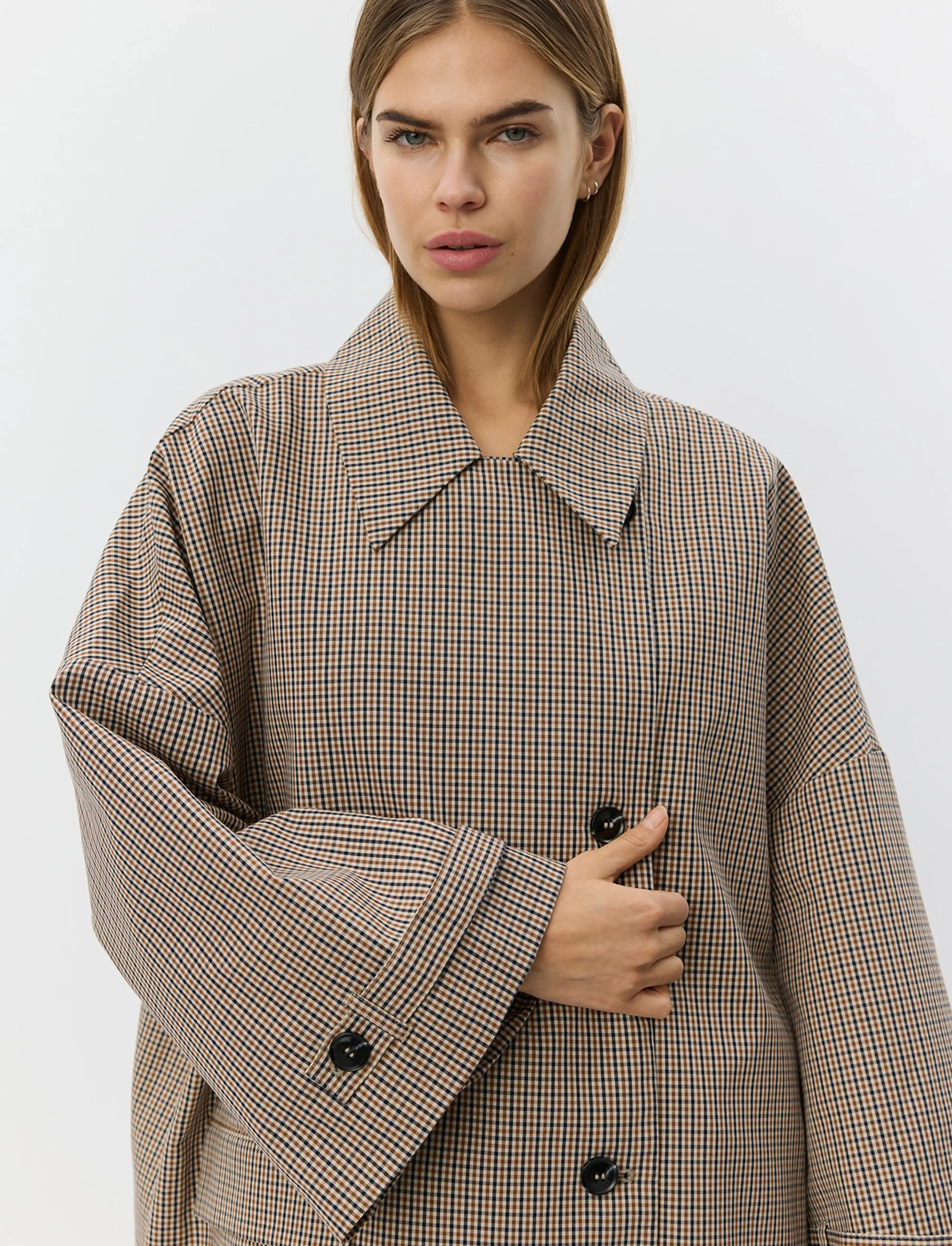 Sofie Schnoor Selinasw Oversize Check Jacket kavajer & blazers dam – bild 6