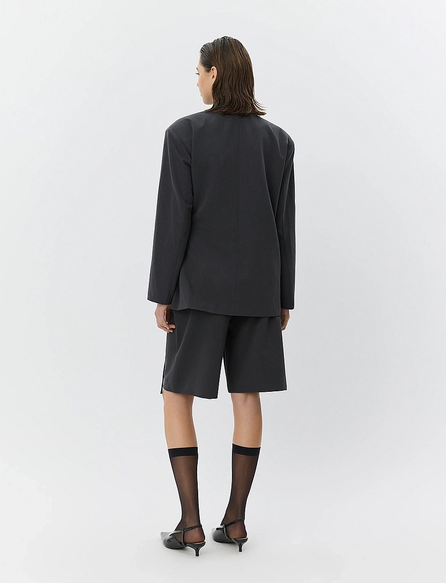 Sofie Schnoor - SUSSIESW TIE STRING BLAZER - blazere med bælte - dark grey - 4