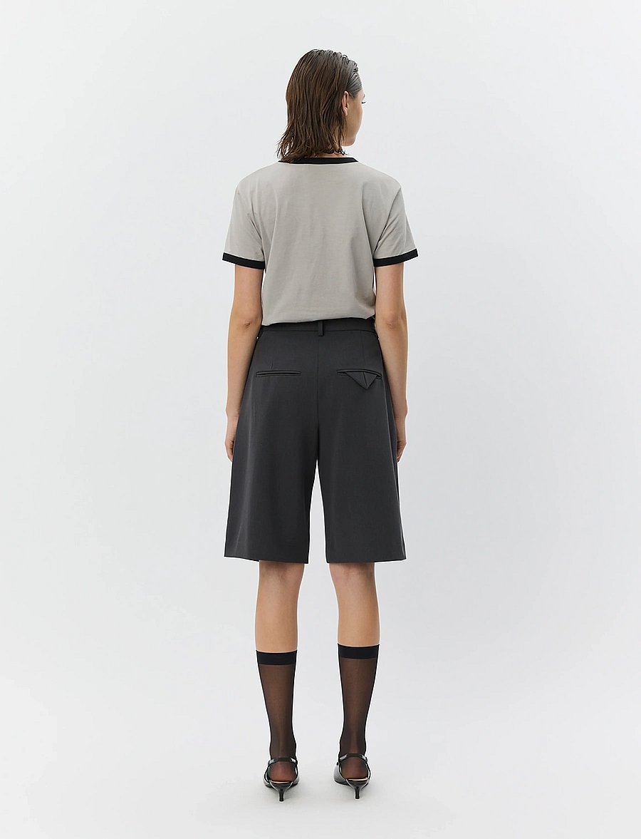 Sofie Schnoor - ELSASW BERMUDA SUITING SHORTS - bermudashorts - dark grey - 4