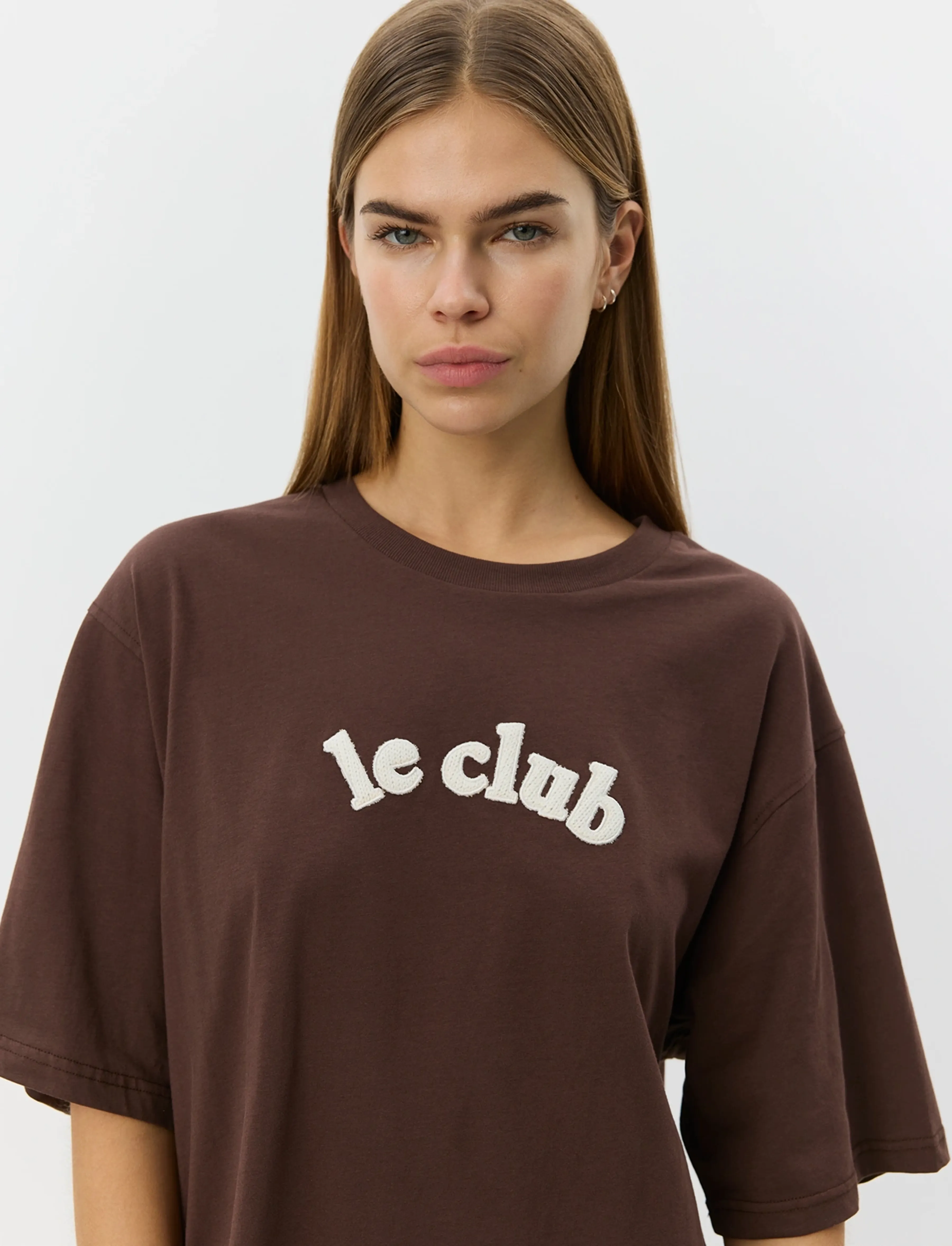Sofie Schnoor - MAESW OVERSIZE T-SHIRT - t-shirts - dark brown - 5