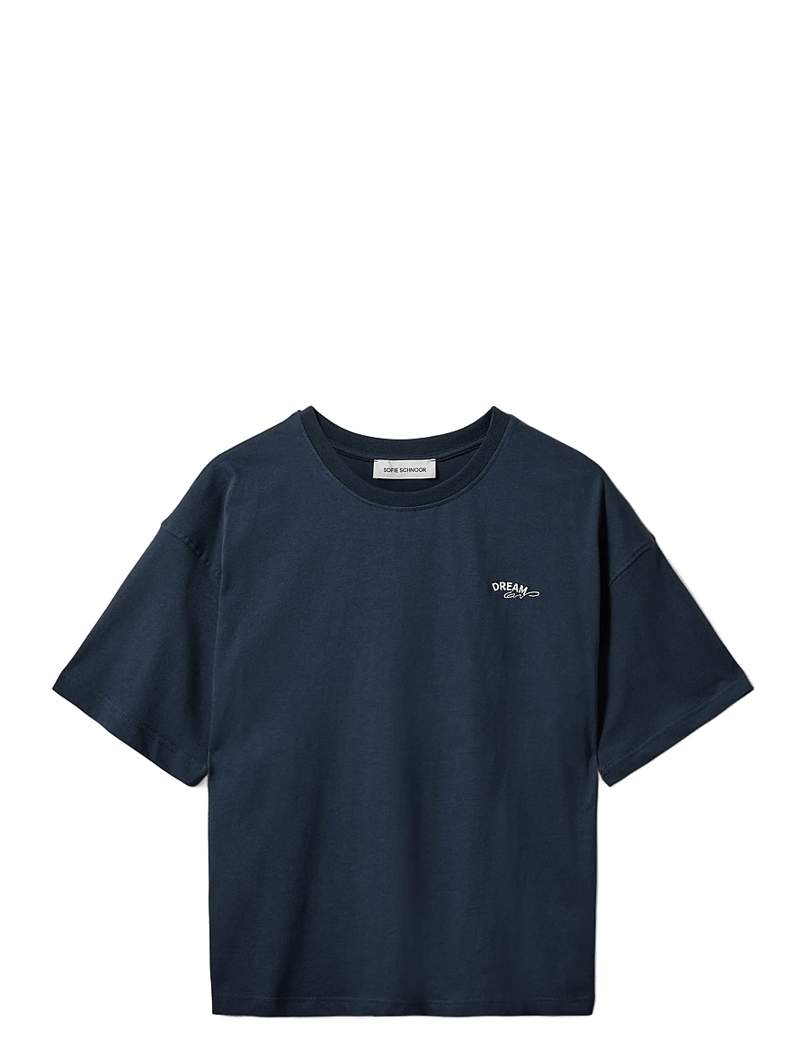 Sofie Schnoor - VERASW BOXY T-SHIRT - t-shirts - navy blue - 1