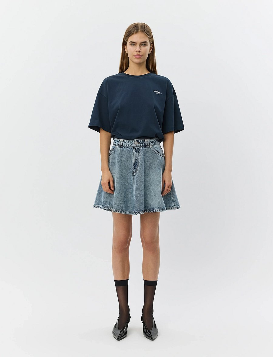 Sofie Schnoor - VERASW BOXY T-SHIRT - t-shirts - navy blue - 0