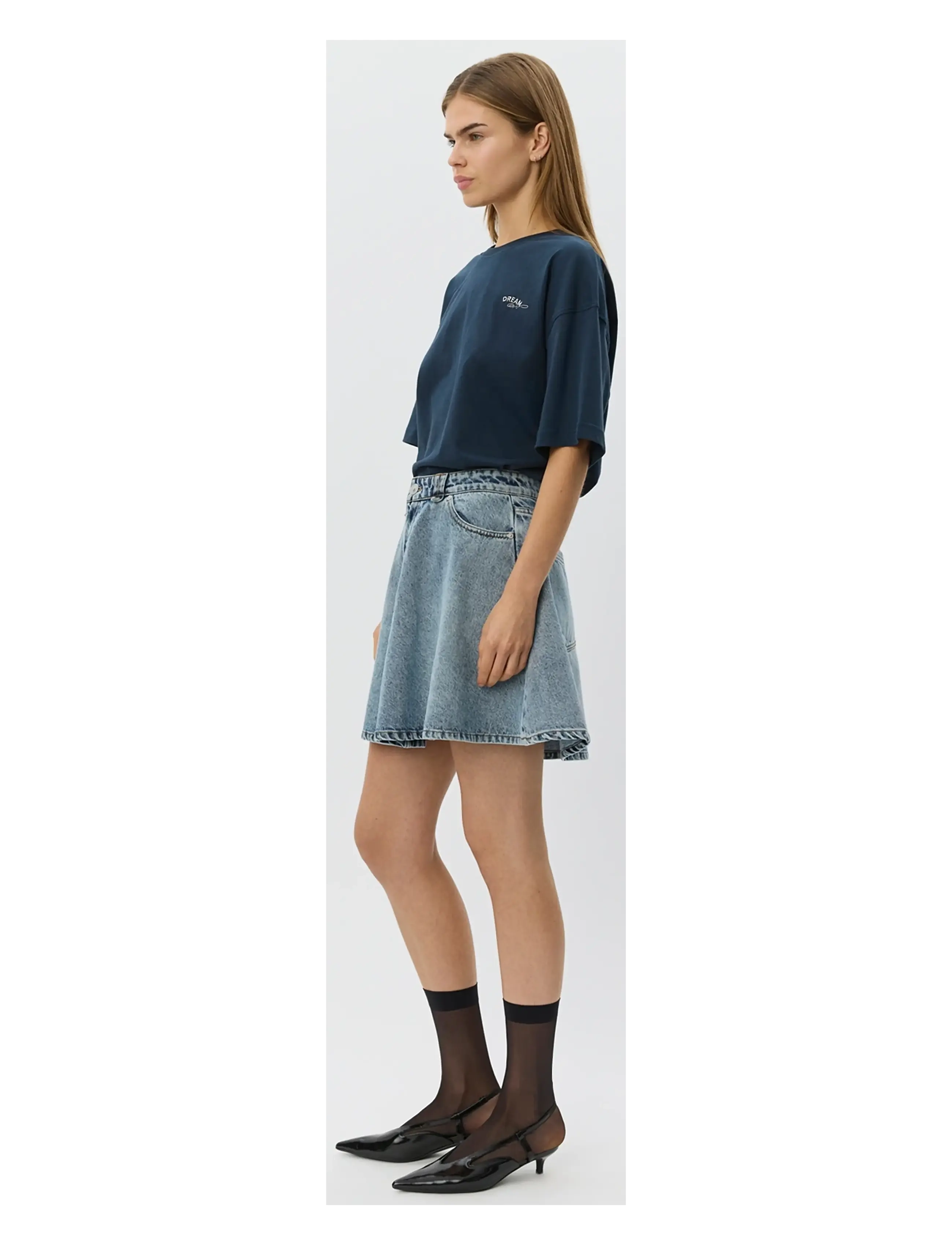 Sofie Schnoor - VERASW BOXY T-SHIRT - t-shirts - navy blue - 3