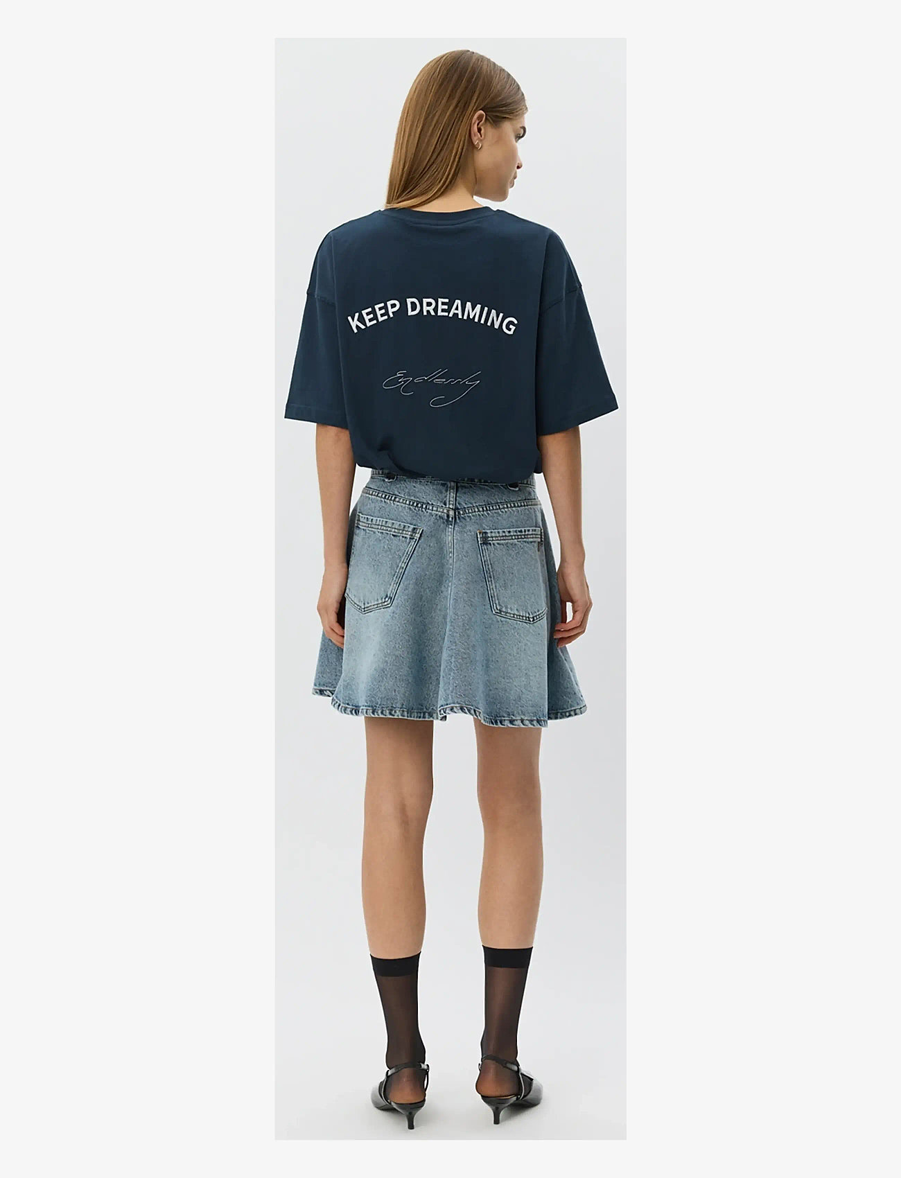 Sofie Schnoor - VERASW BOXY T-SHIRT - t-shirts - navy blue - 4