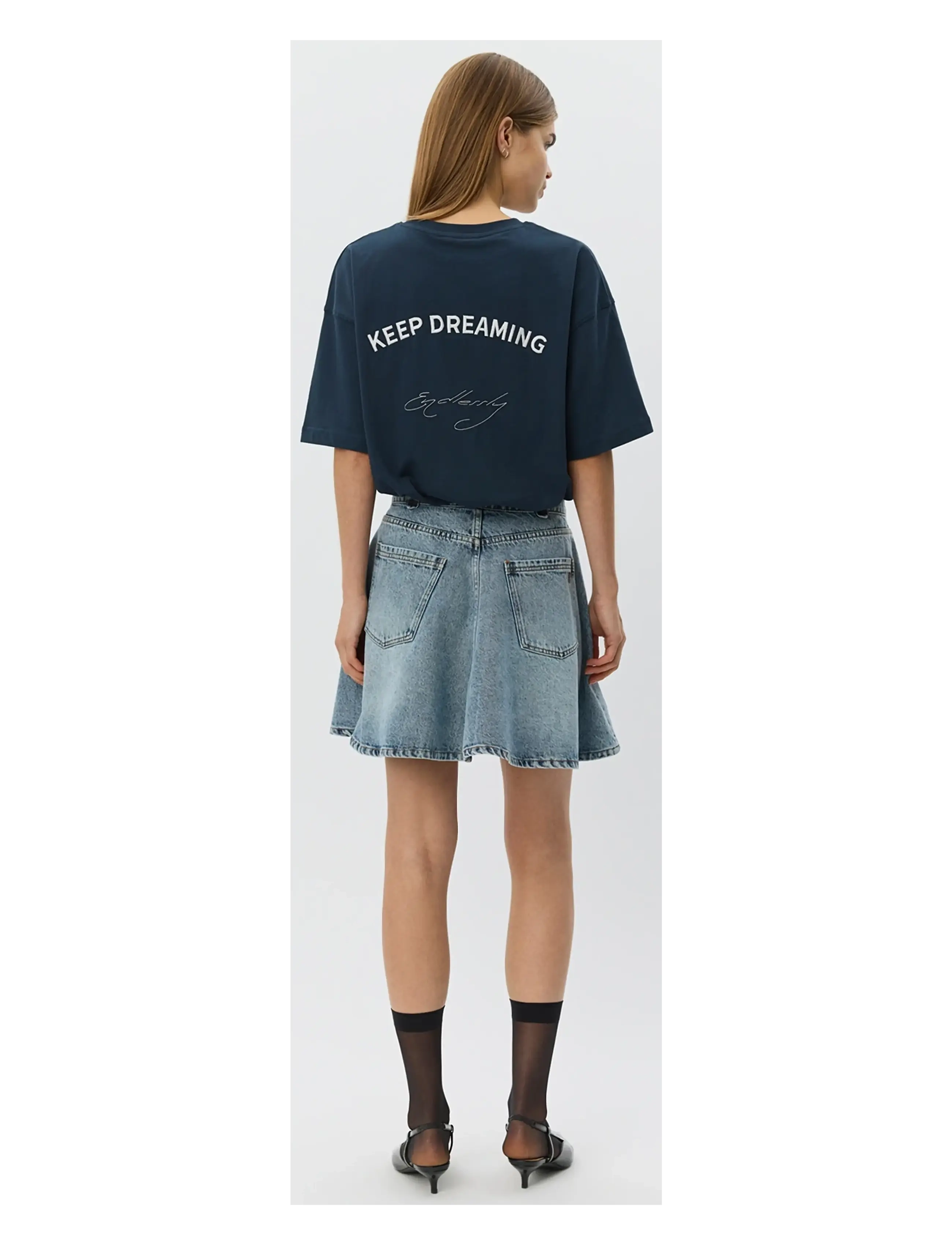 Sofie Schnoor - VERASW BOXY T-SHIRT - t-shirts - navy blue - 4