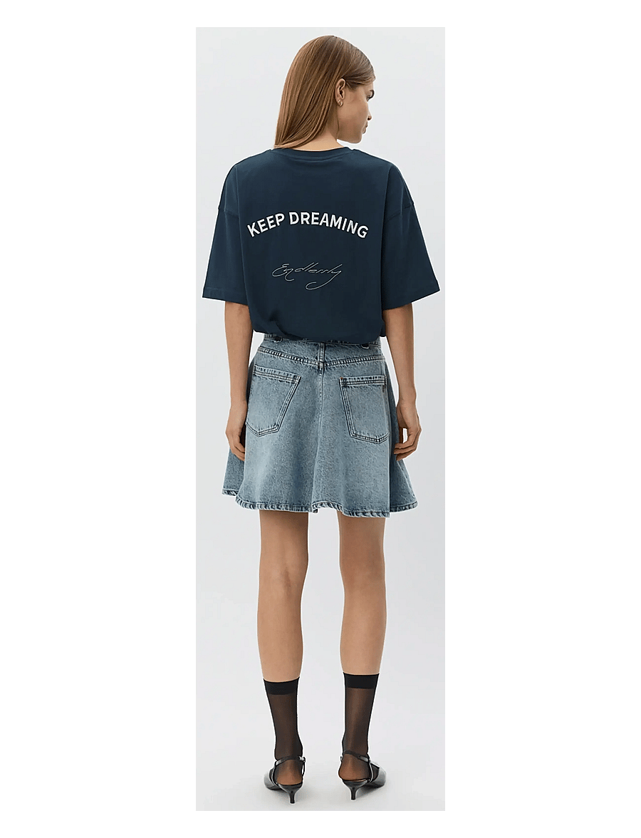 Sofie Schnoor - VERASW BOXY T-SHIRT - t-shirts - navy blue - 4