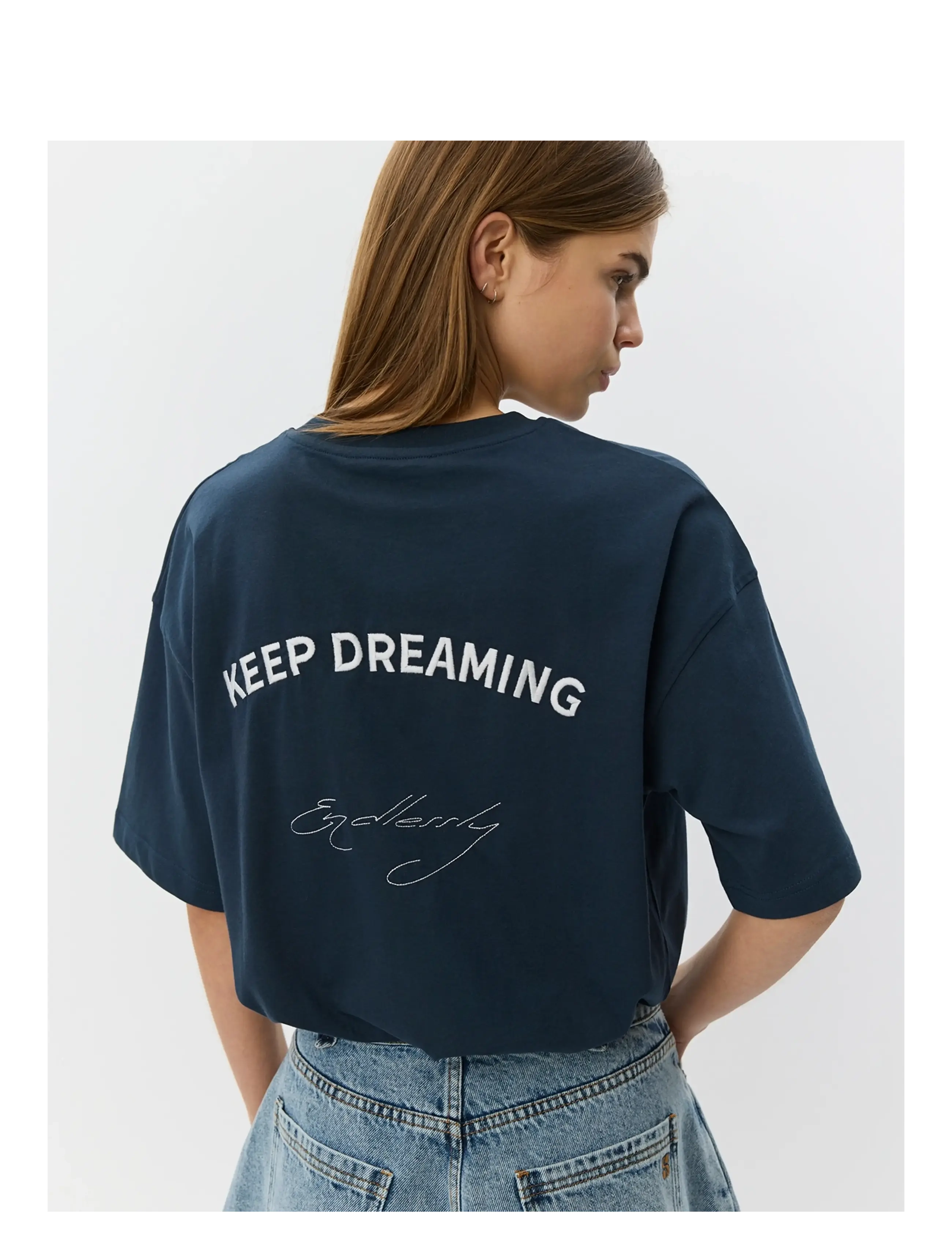 Sofie Schnoor - VERASW BOXY T-SHIRT - t-shirts - navy blue - 5