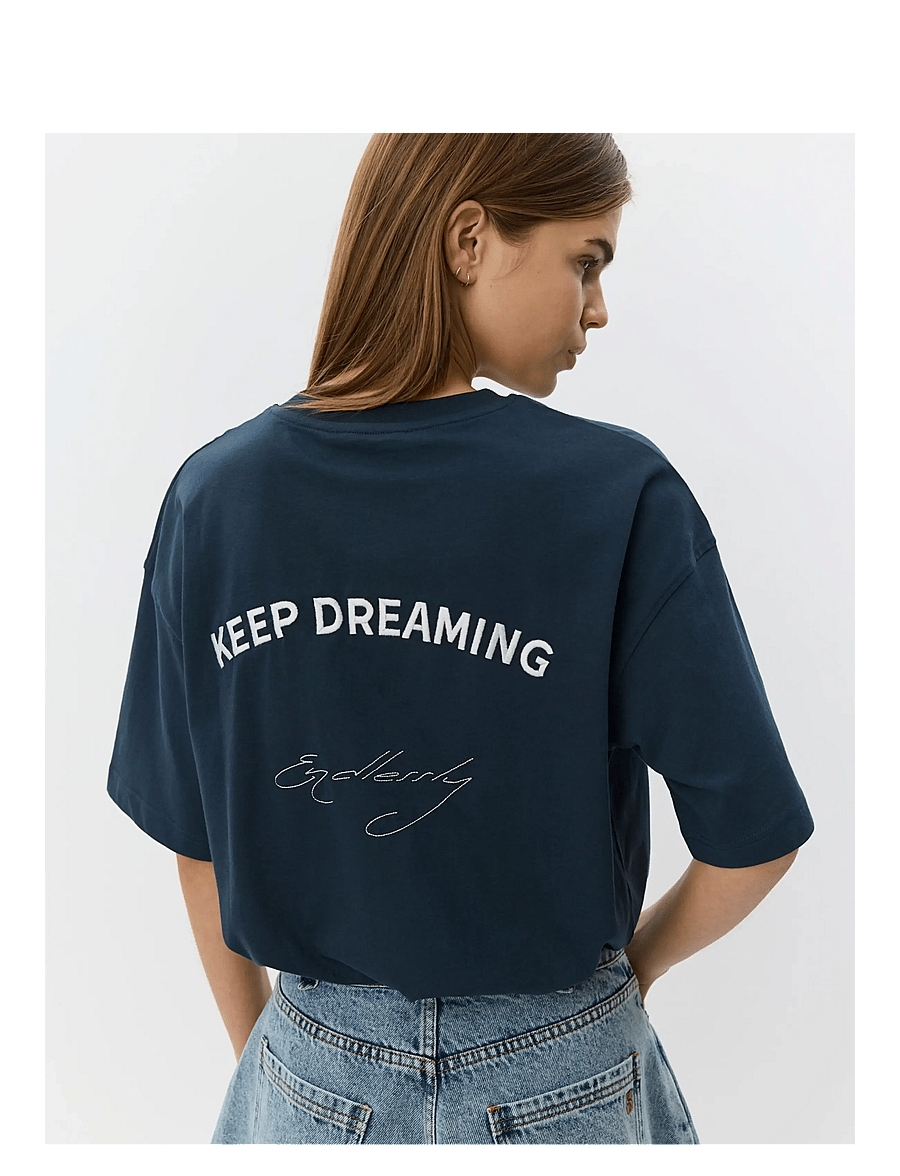 Sofie Schnoor - VERASW BOXY T-SHIRT - t-shirts - navy blue - 5