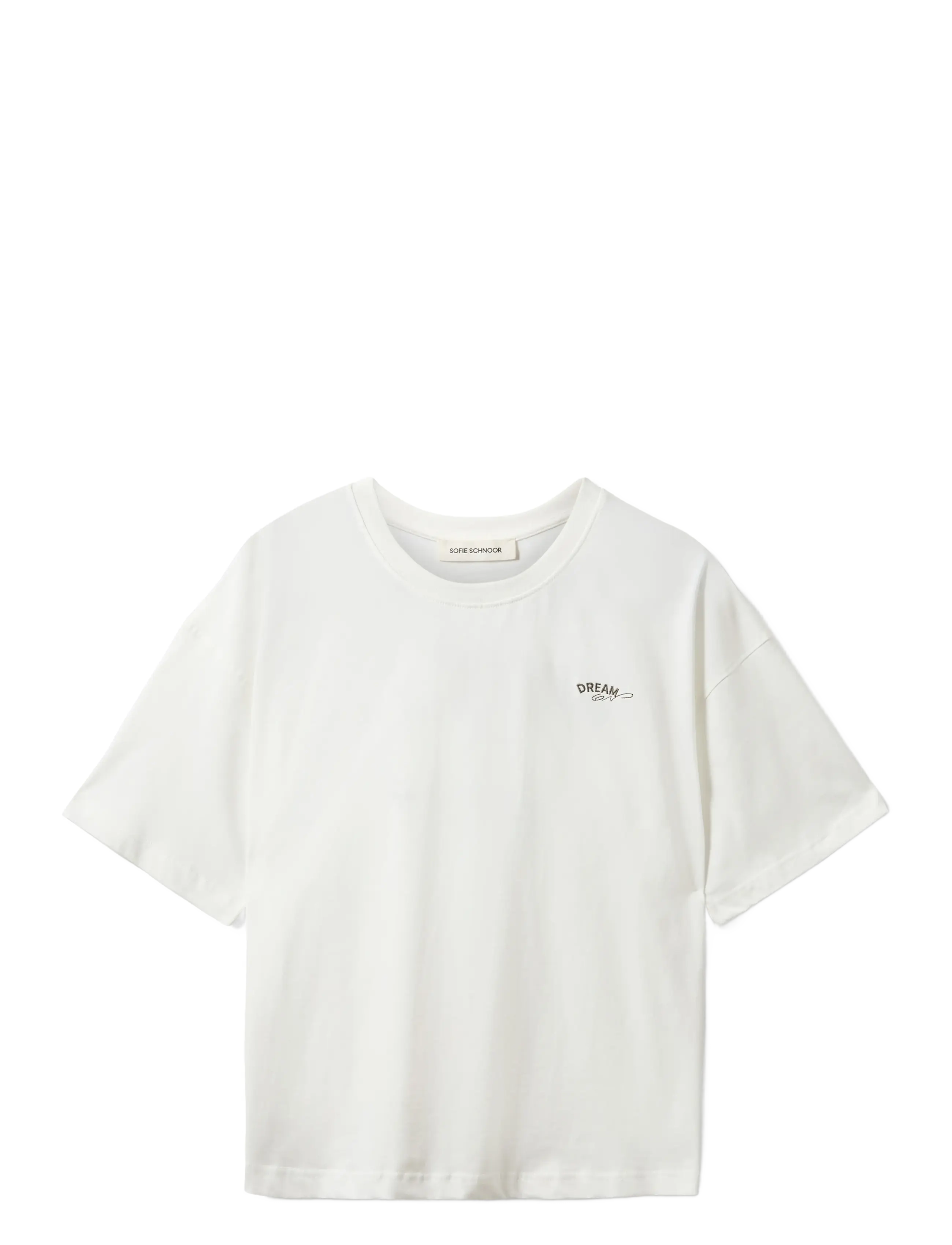 Sofie Schnoor VERASW BOXY T-SHIRT - Riided - SNOW WHITE / white