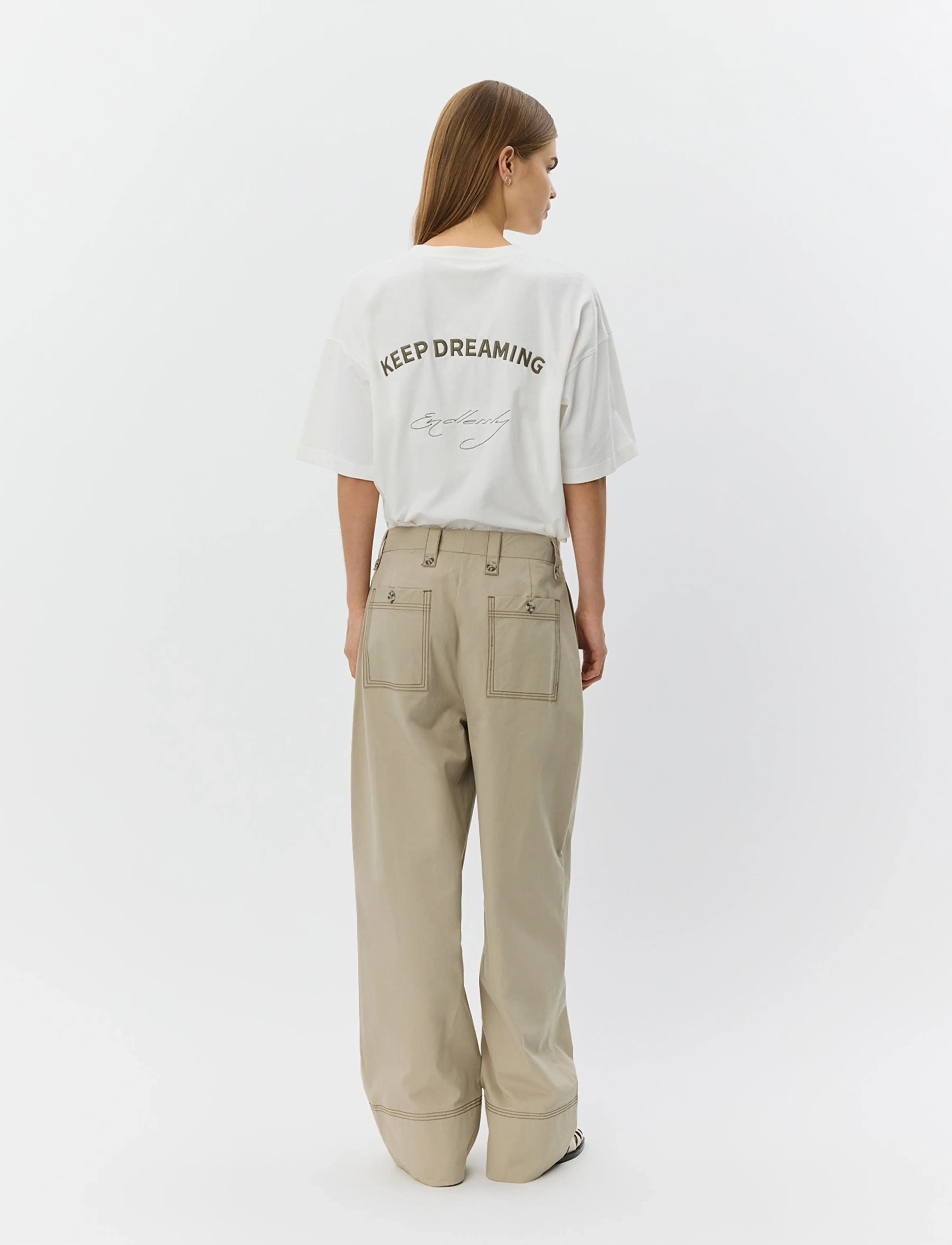 Sofie Schnoor - VERASW BOXY T-SHIRT - t-shirts - snow white - 4