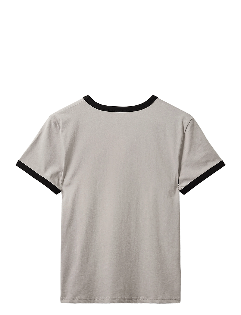 Sofie Schnoor - MAGGIESW CONTRAST TRIM T-SHIRT - t-särgid - dark grey - 2
