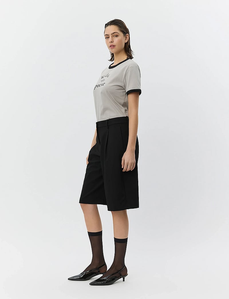 Sofie Schnoor - MAGGIESW CONTRAST TRIM T-SHIRT - t-särgid - dark grey - 3