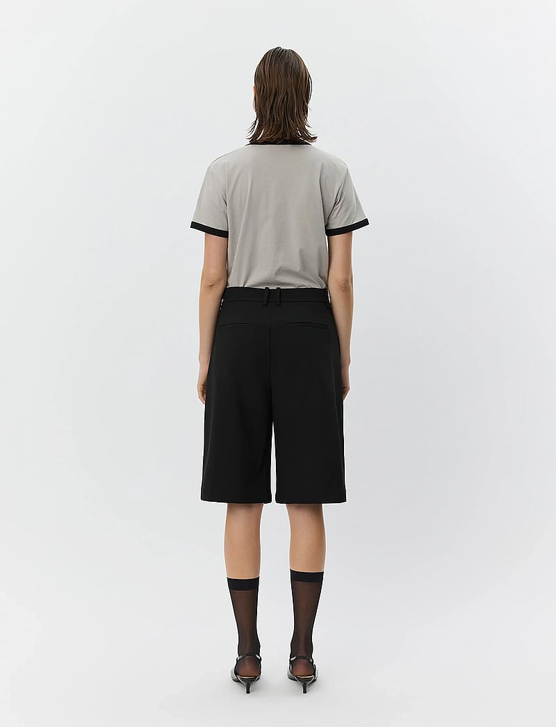 Sofie Schnoor - MAGGIESW CONTRAST TRIM T-SHIRT - t-särgid - dark grey - 4