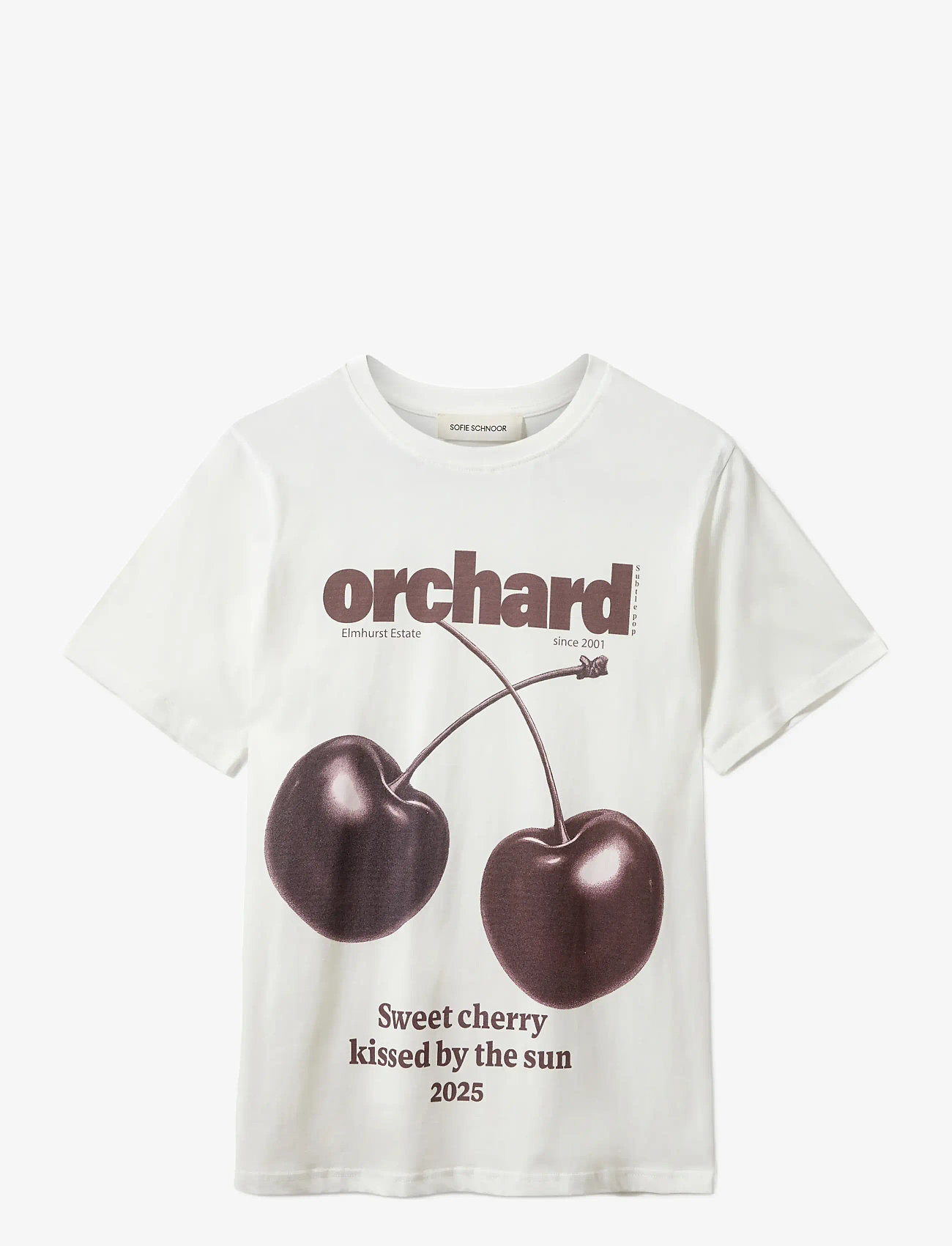 Sofie Schnoor - ZENASW PRINTED T-SHIRT - t-shirts - snow white - 1