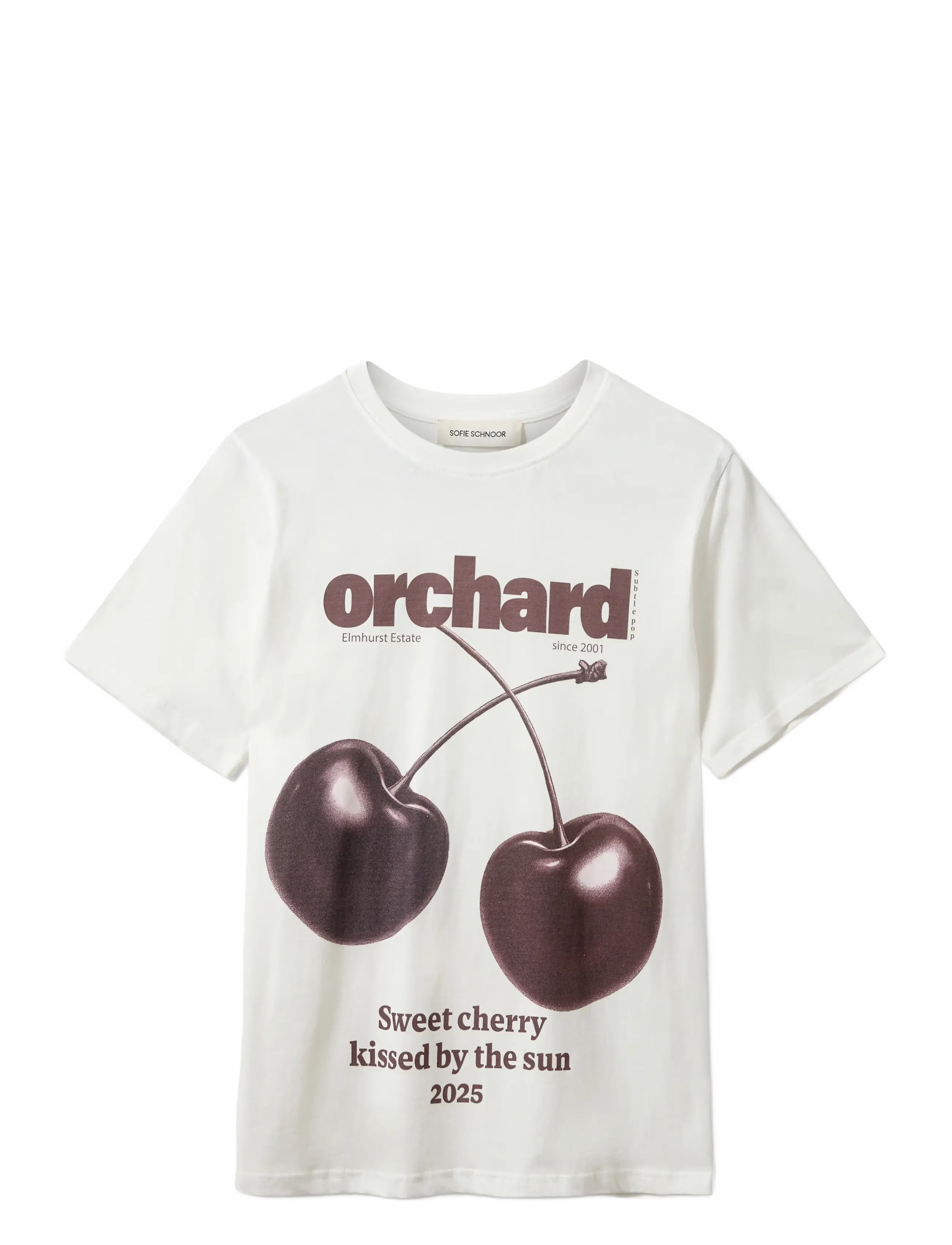 Sofie Schnoor ZENASW PRINTED T-SHIRT - Riided - SNOW WHITE / white