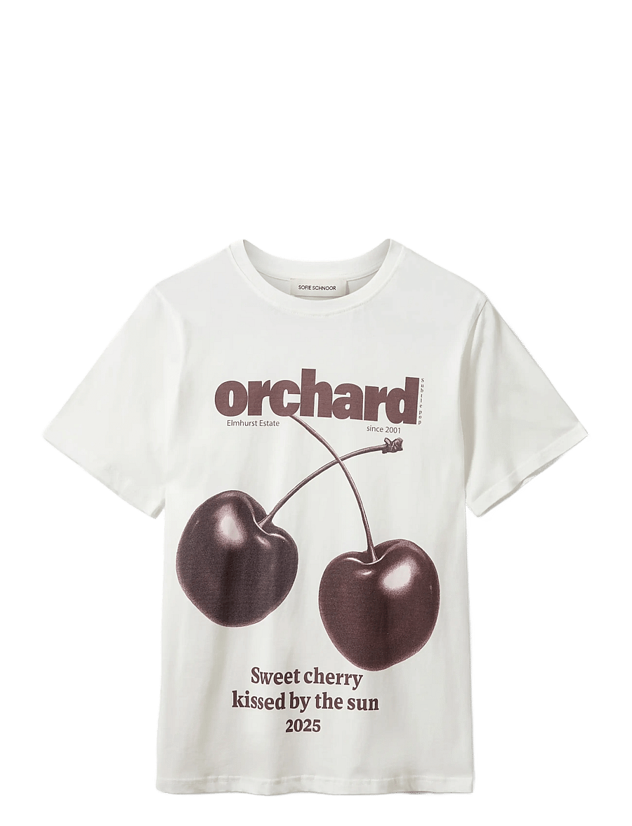Sofie Schnoor - ZENASW PRINTED T-SHIRT - t-shirts - snow white - 1