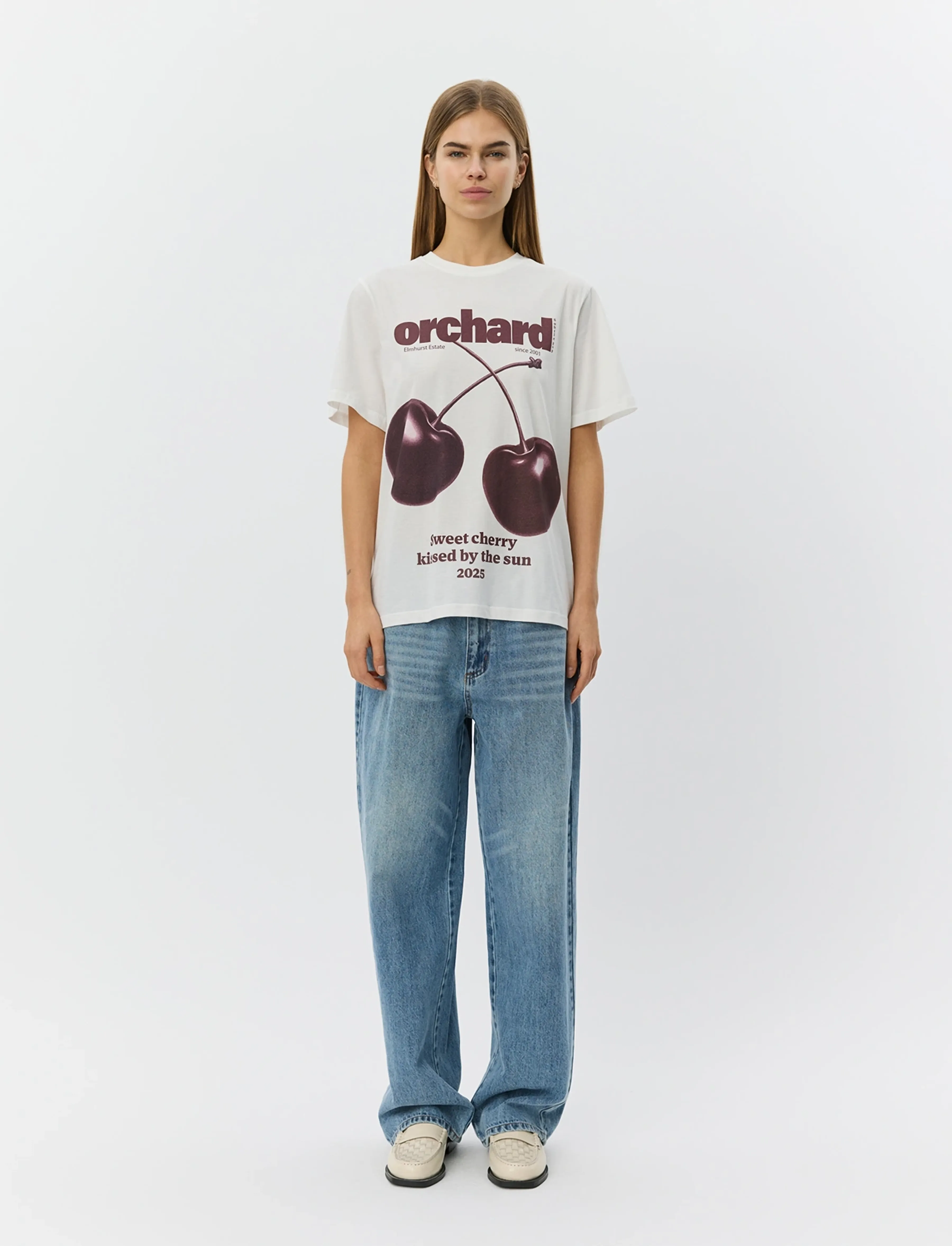 Sofie Schnoor - ZENASW PRINTED T-SHIRT - t-shirts - snow white - 0