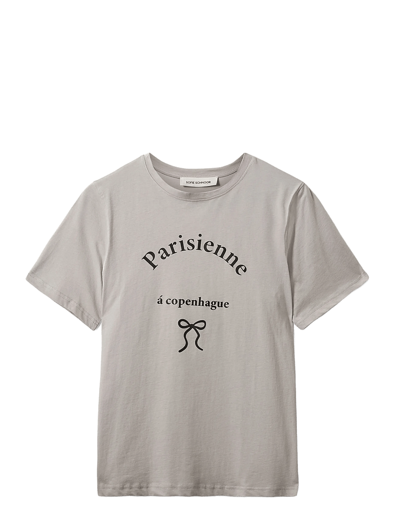 Sofie Schnoor - ZENASW PRINTED T-SHIRT - t-shirts - dark grey - 1