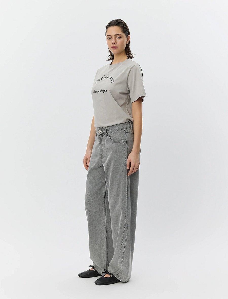 Sofie Schnoor - ZENASW PRINTED T-SHIRT - t-shirts - dark grey - 3