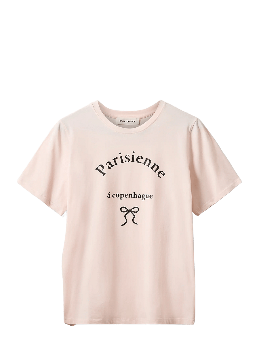 Sofie Schnoor - ZENASW PRINTED T-SHIRT - t-shirts - douce pink - 1