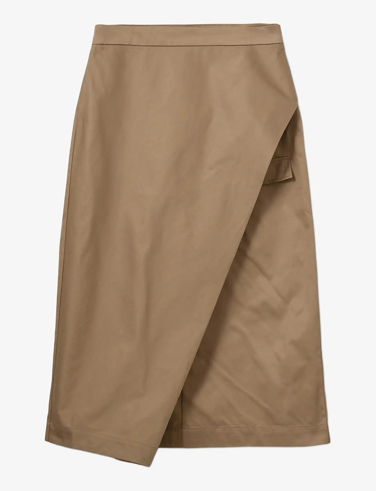 Sofie Schnoor - KATRINESW MIDI WRAP SKIRT - wickelröcke - camel - 1
