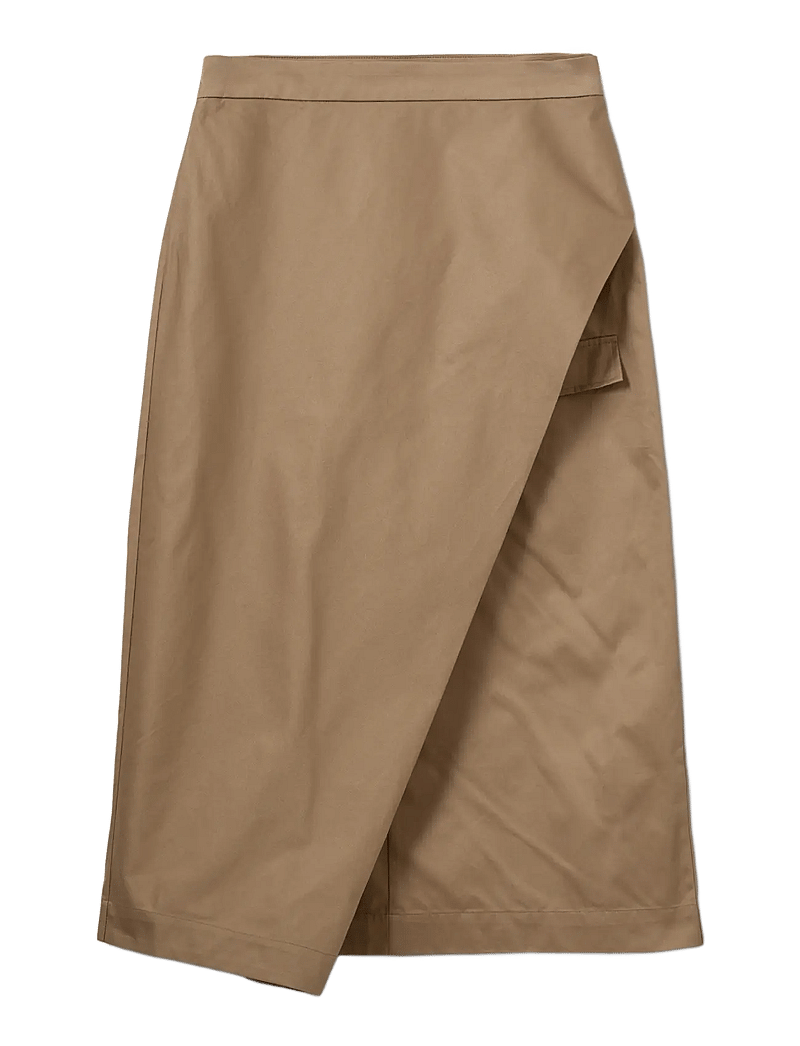 Sofie Schnoor - KATRINESW MIDI WRAP SKIRT - wickelröcke - camel - 1