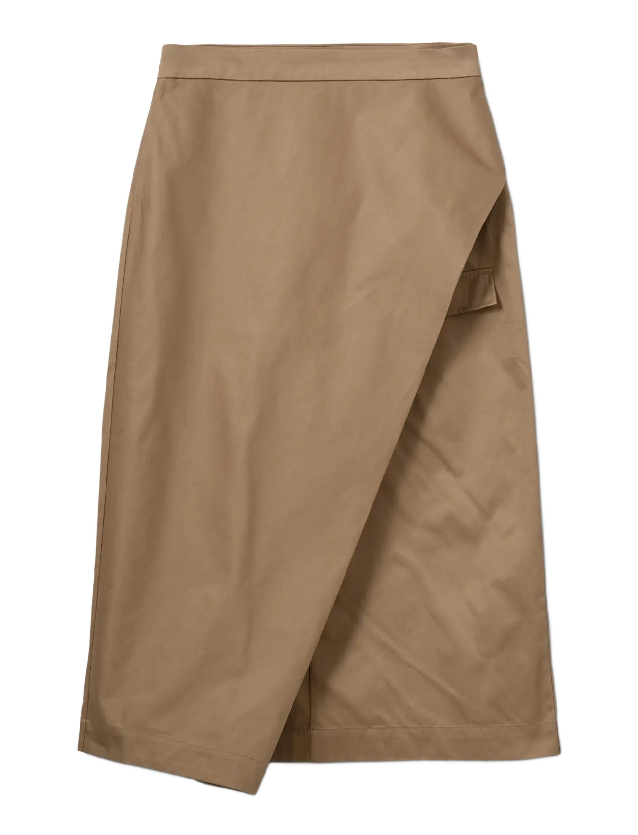 Sofie Schnoor KATRINESW MIDI WRAP SKIRT - Slå-om-nederdele - CAMEL / beige