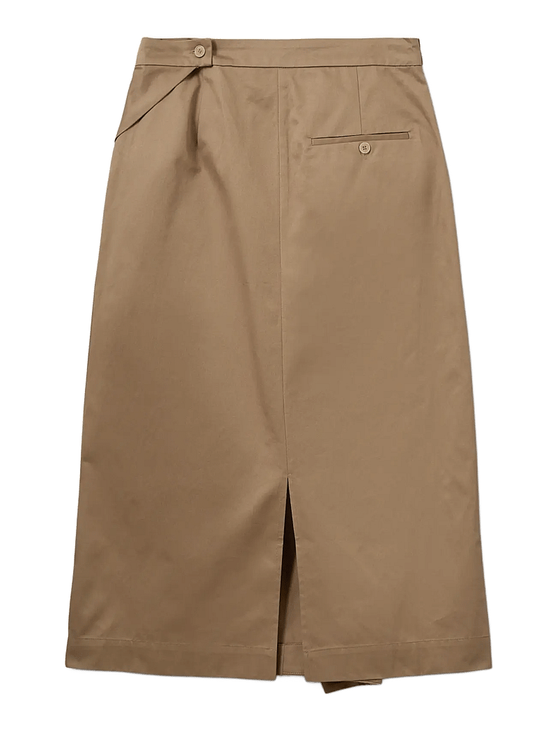 Sofie Schnoor - KATRINESW MIDI WRAP SKIRT - wickelröcke - camel - 2