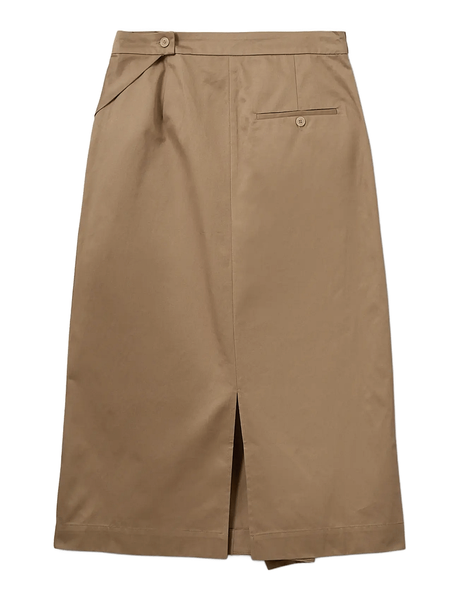 Sofie Schnoor - KATRINESW MIDI WRAP SKIRT - wickelröcke - camel - 2