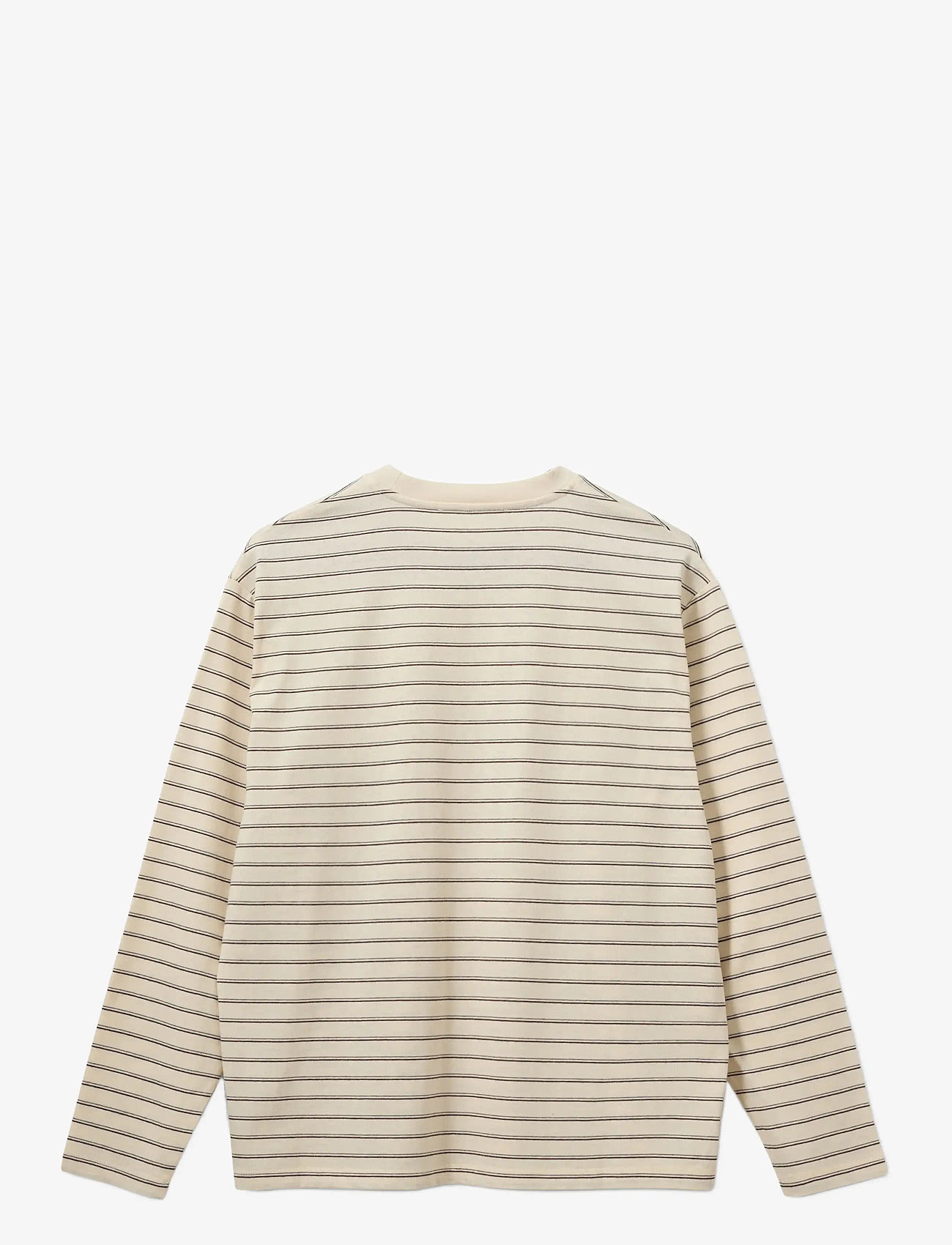 Sofie Schnoor - MASYSW LONG-SLEEVE BOXY T-SHIRT - långärmade toppar - off white striped - 2