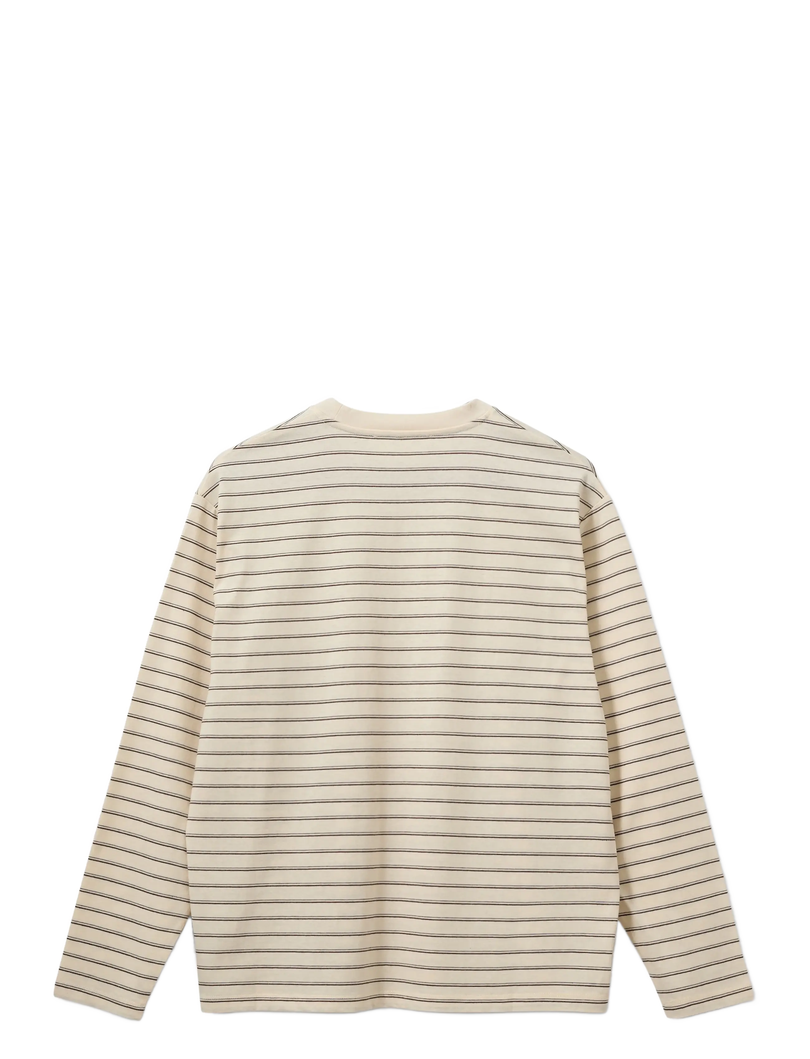 Sofie Schnoor - MASYSW LONG-SLEEVE BOXY T-SHIRT - langerma toppar - off white striped - 2