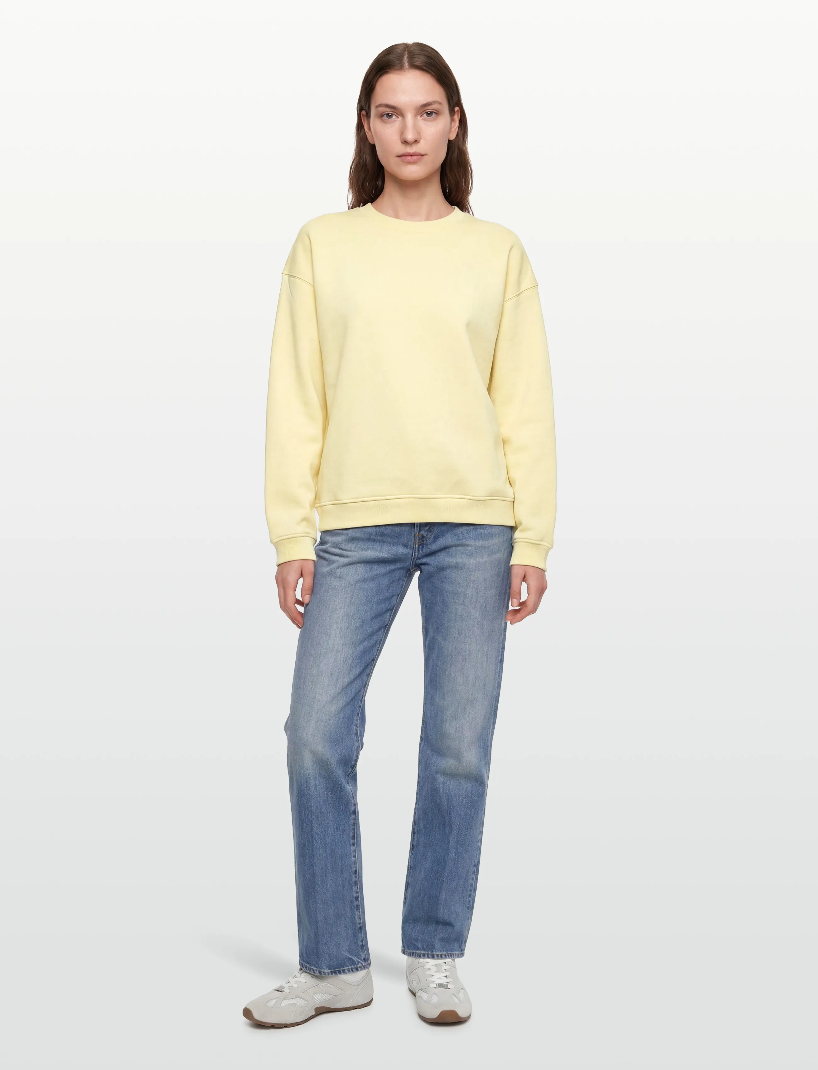 Sofie Schnoor - EMISW SWEATSHIRT - sweatshirts & huvtröjor - butter yellow - 0