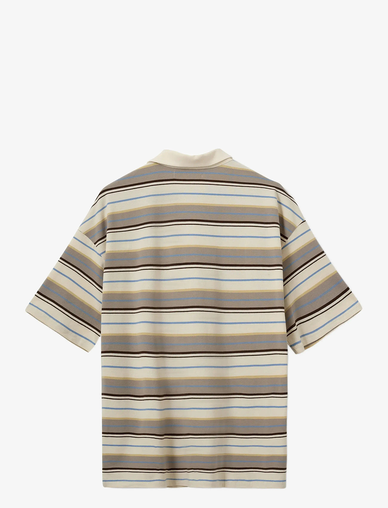 Sofie Schnoor - PILSW OVERSIZE STRIPED POLO SHIRT - t-shirts - off white striped - 2