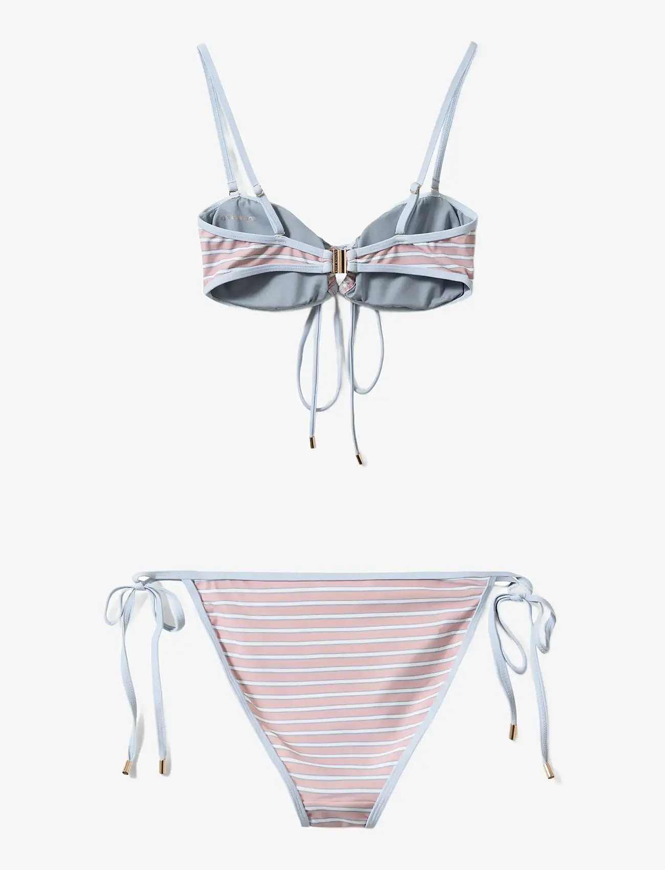 Sofie Schnoor - GABBYSW OPEN BANDEAU BIKINI - bikini sæt - rose striped - 2