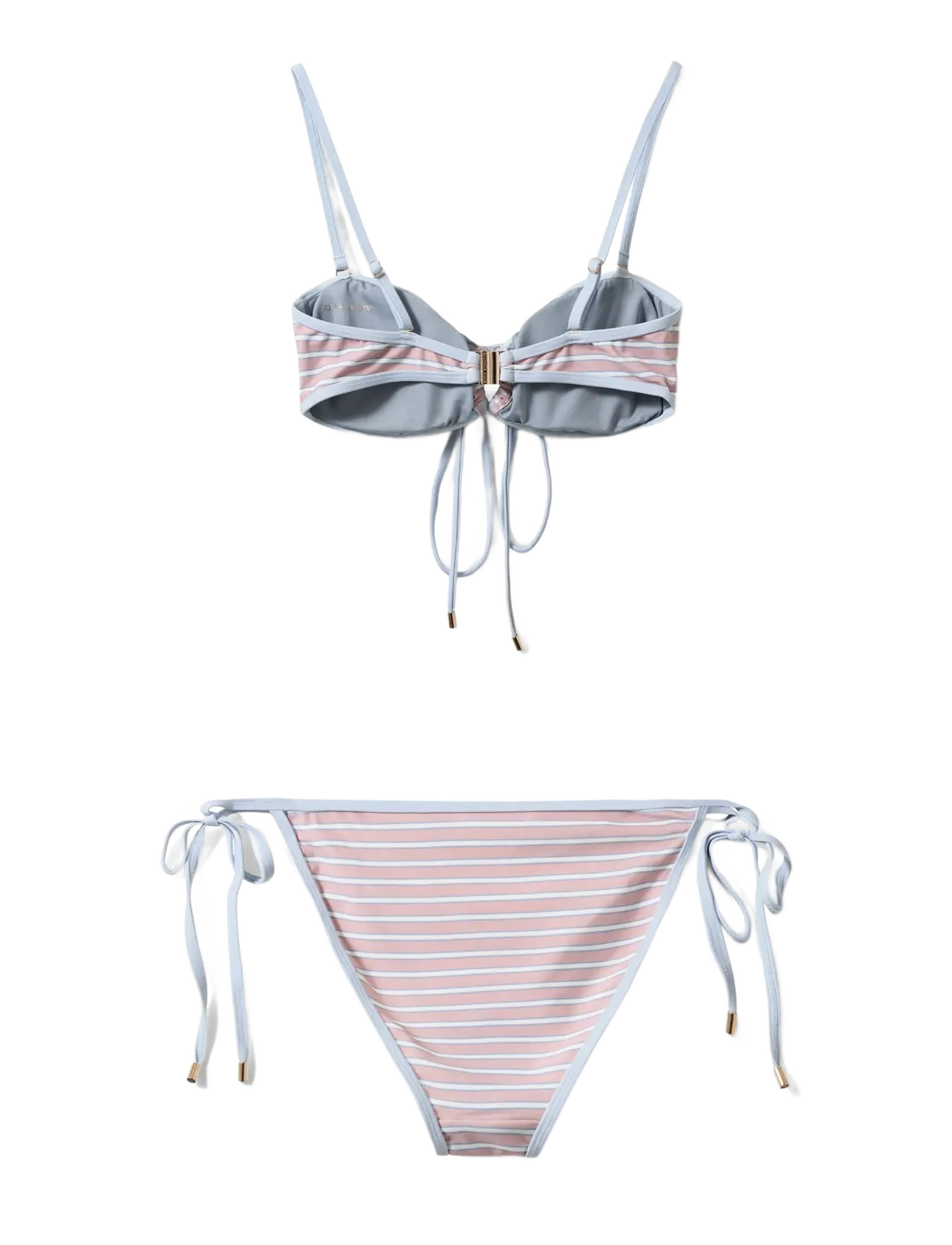 Sofie Schnoor - GABBYSW OPEN BANDEAU BIKINI - bikiinikomplektid - rose striped - 2