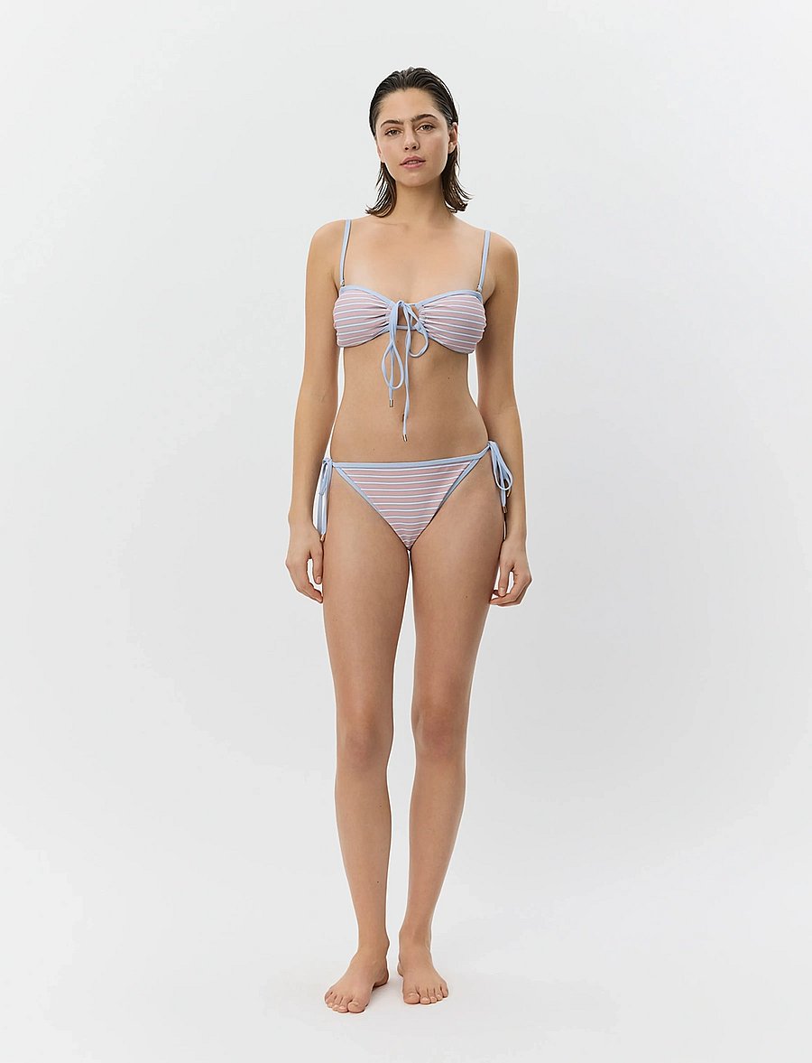 Sofie Schnoor - GABBYSW OPEN BANDEAU BIKINI - bikini sæt - rose striped - 3