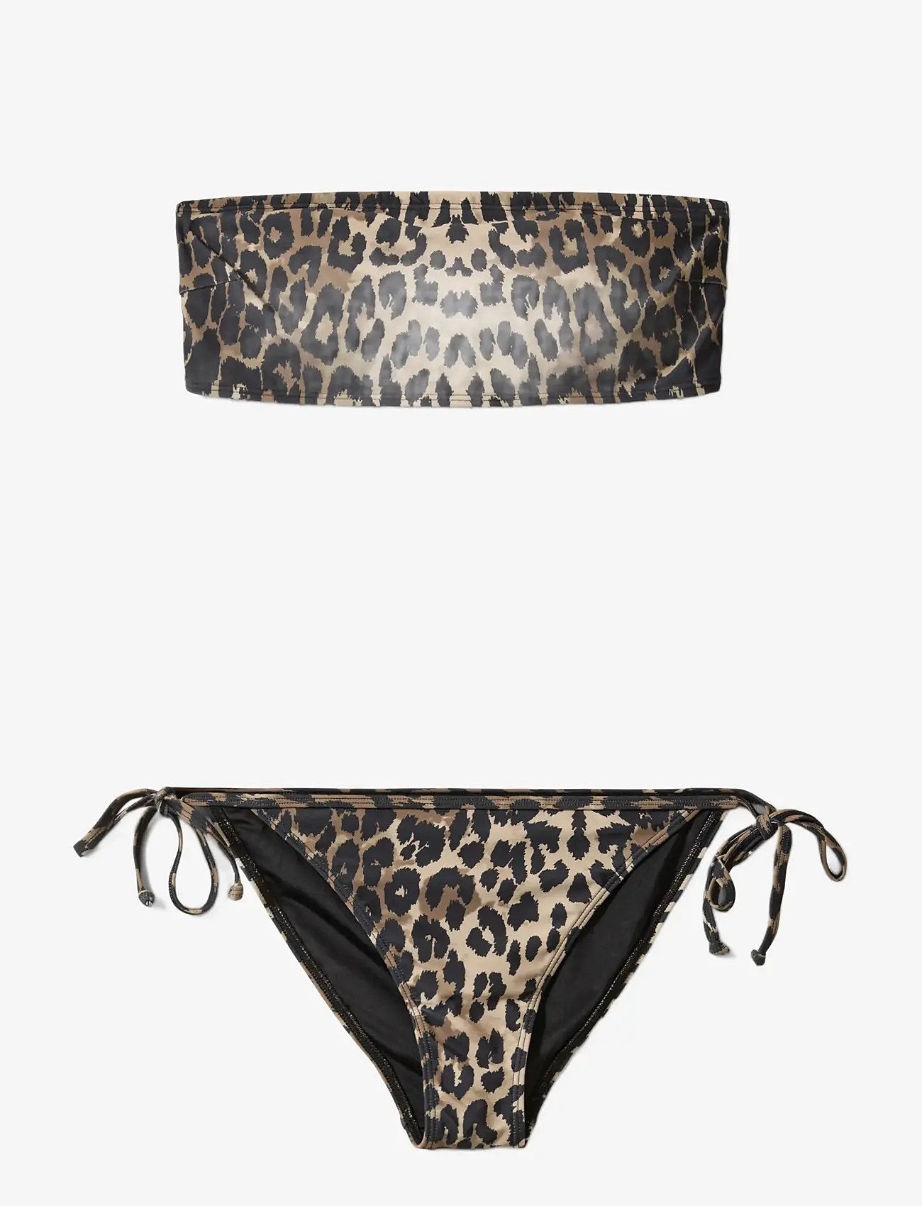 Sofie Schnoor - LEONSW BANDEAU BIKINI - bikini set - light brown leopard - 1
