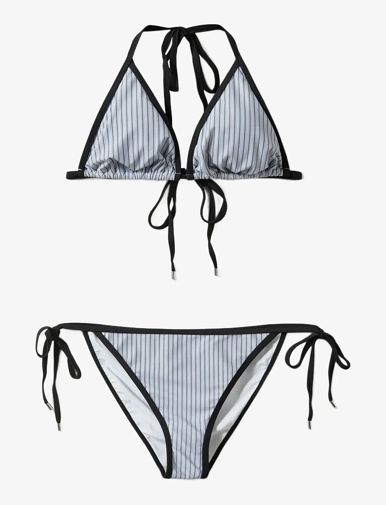 Sofie Schnoor - SIKKYSW TRIANGLE BIKINI - bikinisets - light blue striped - 1