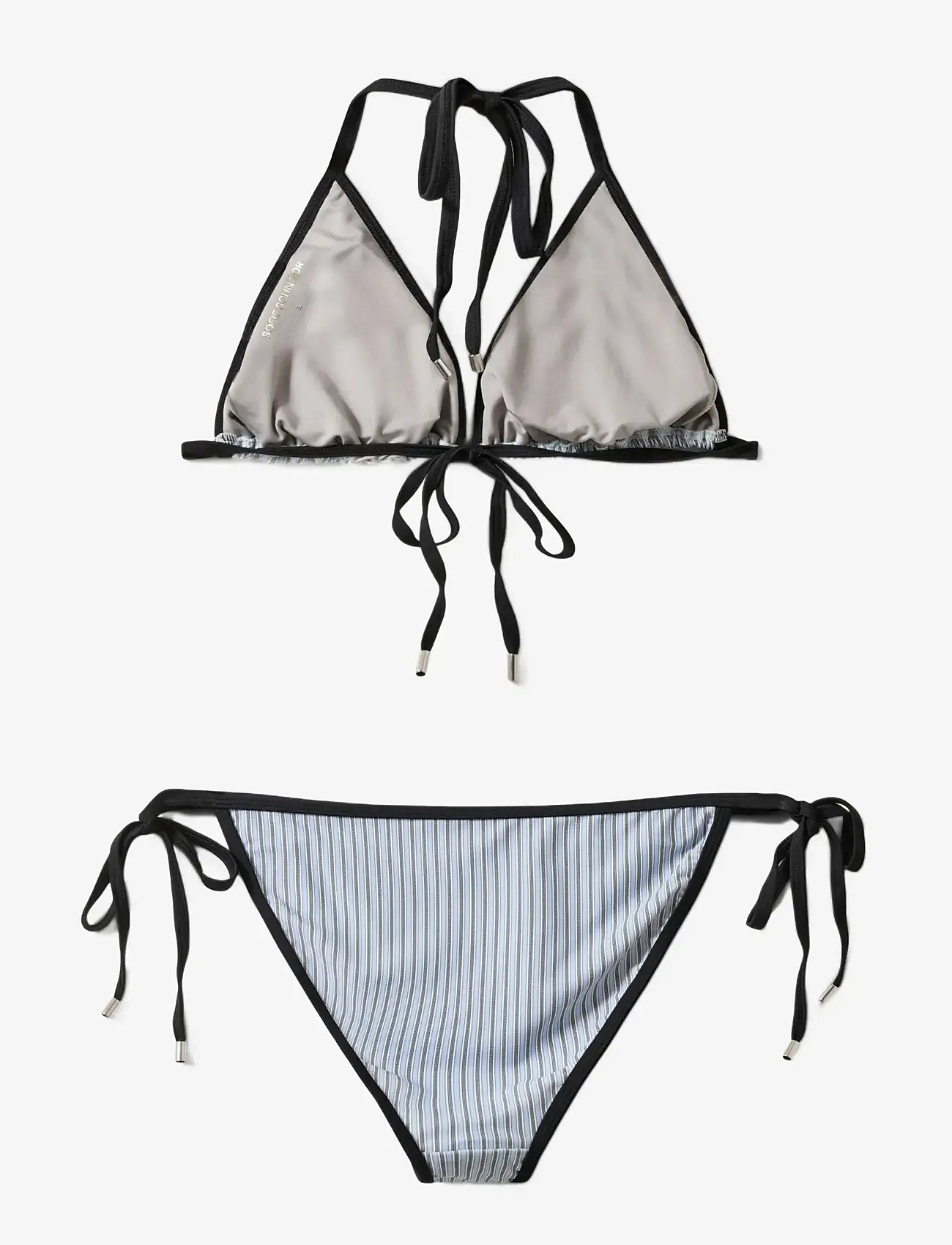 Sofie Schnoor - SIKKYSW TRIANGLE BIKINI - bikinisets - light blue striped - 2