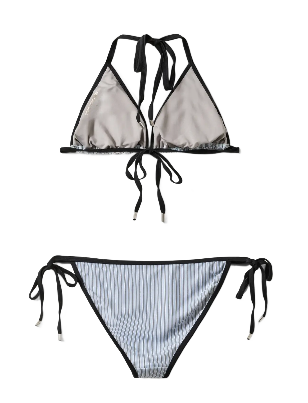 Sofie Schnoor - SIKKYSW TRIANGLE BIKINI - bikinisets - light blue striped - 2
